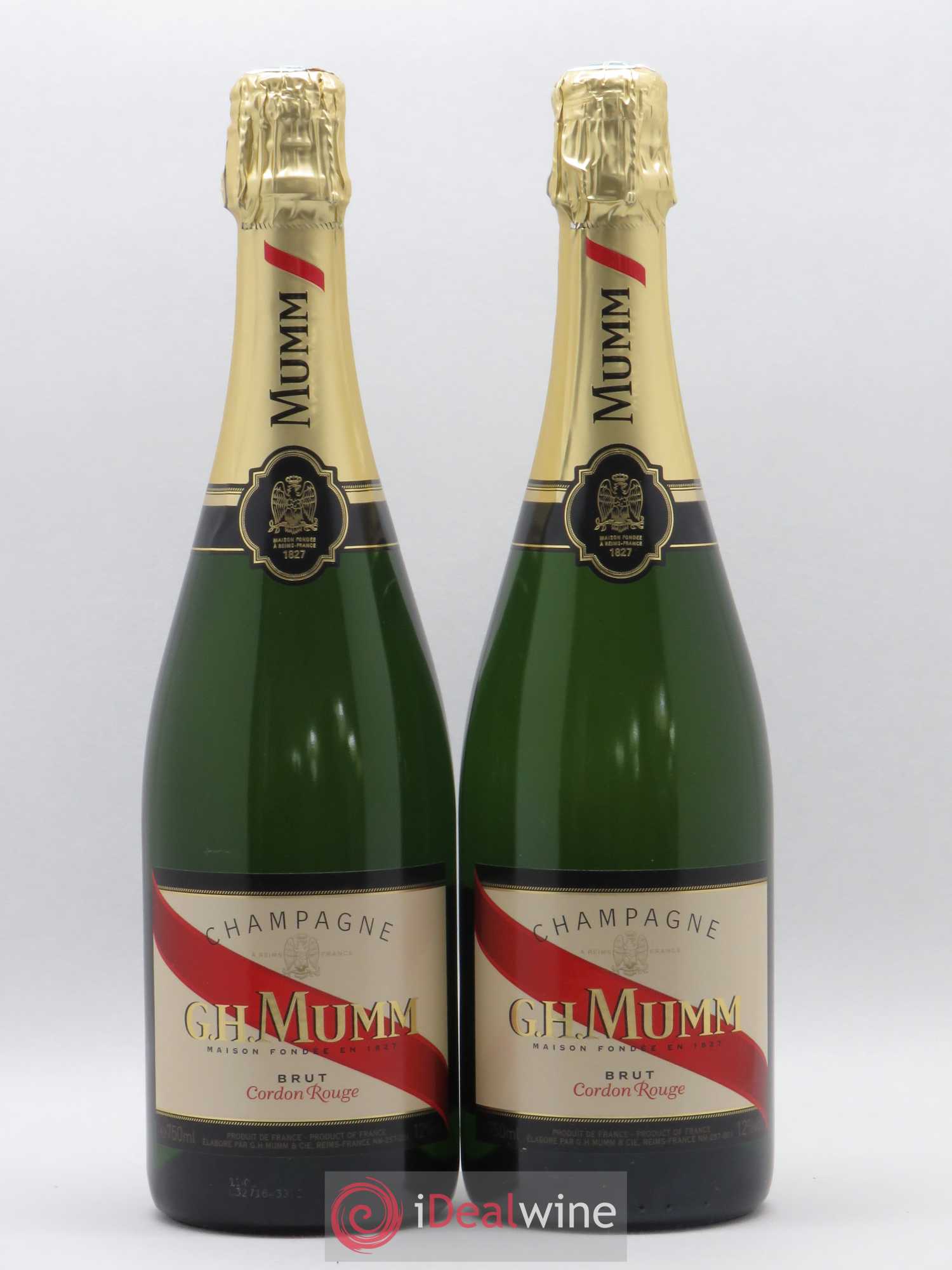 Cordon Rouge Mumm - Lot of 2 bottles - 0