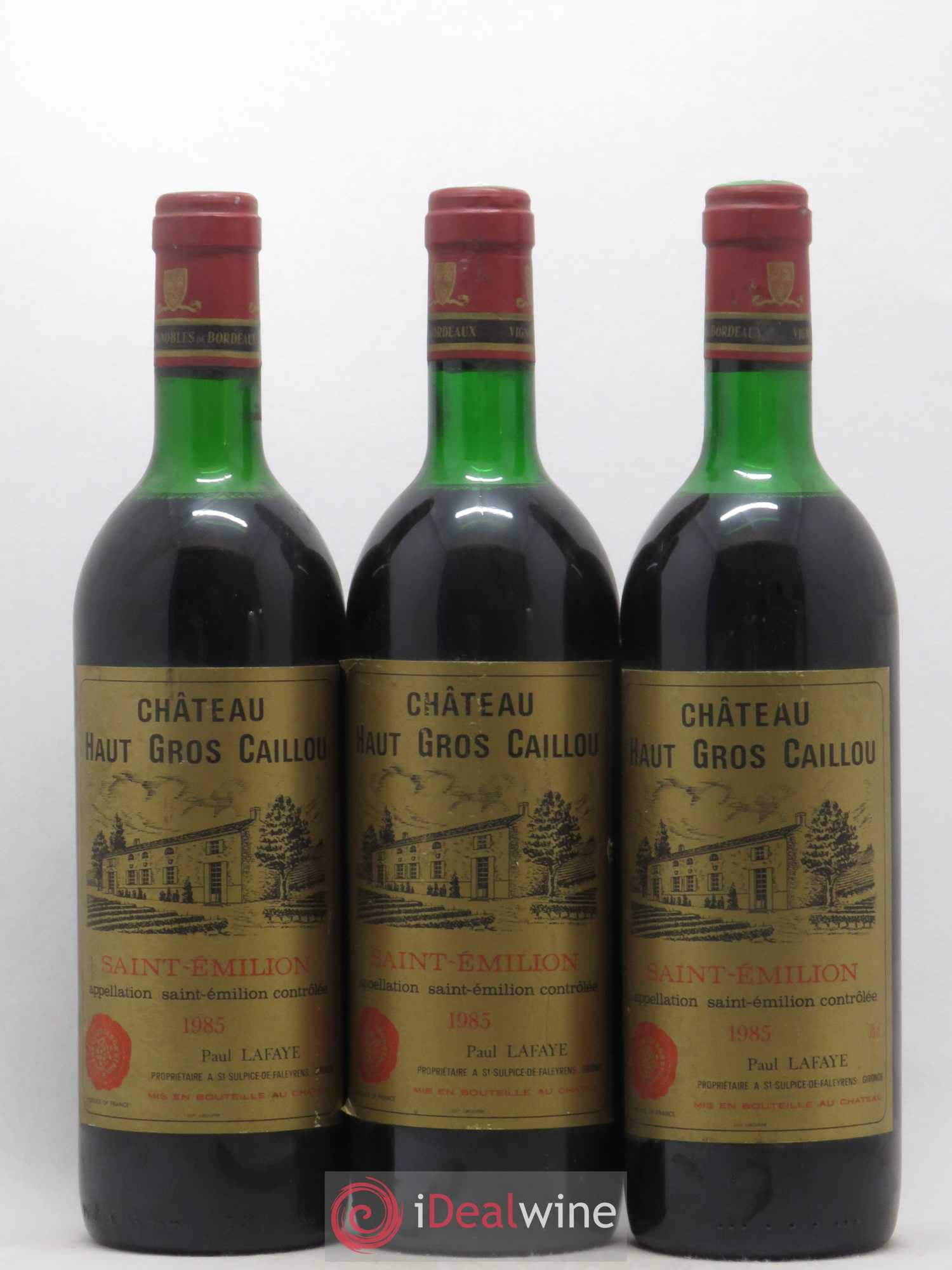 Château Haut Gros Caillou 1985 - Lot of 6 bottles - 1