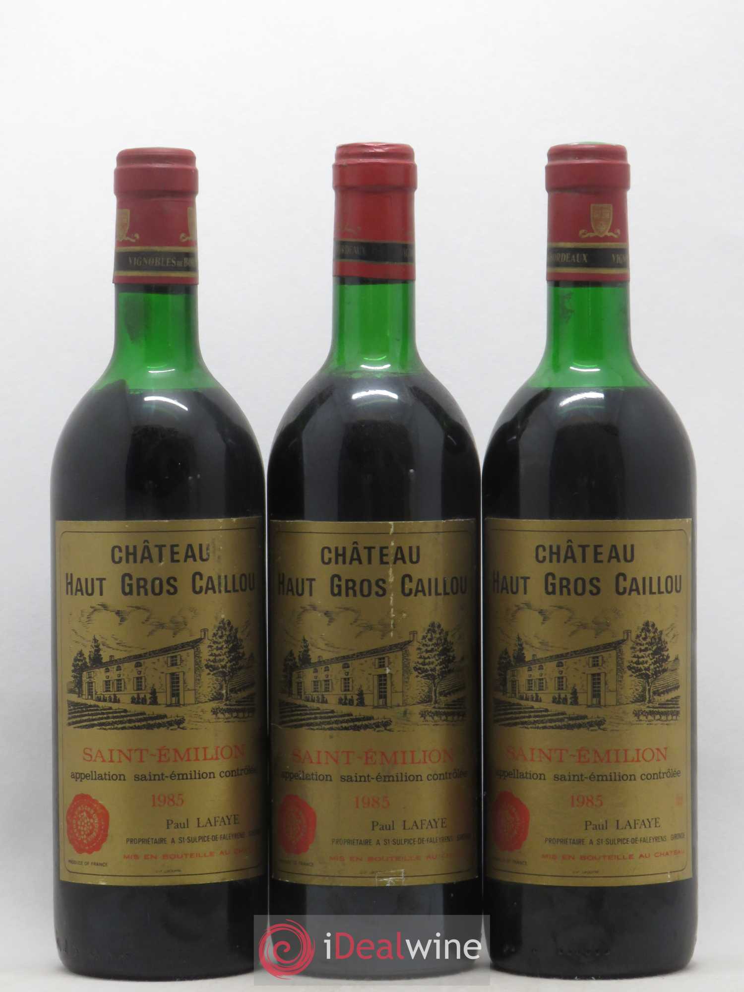 Château Haut Gros Caillou 1985 - Lot of 6 bottles - 2