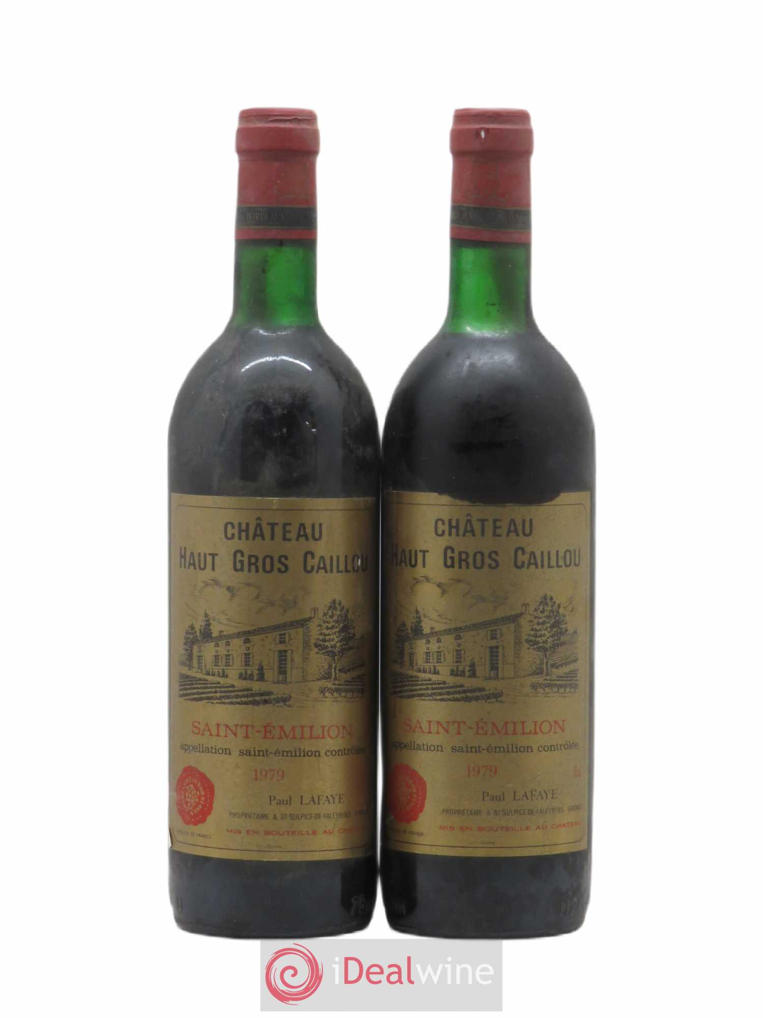 Château Haut Gros Caillou (sans prix de réserve) 1979 - Lot de 2 bouteilles - 0