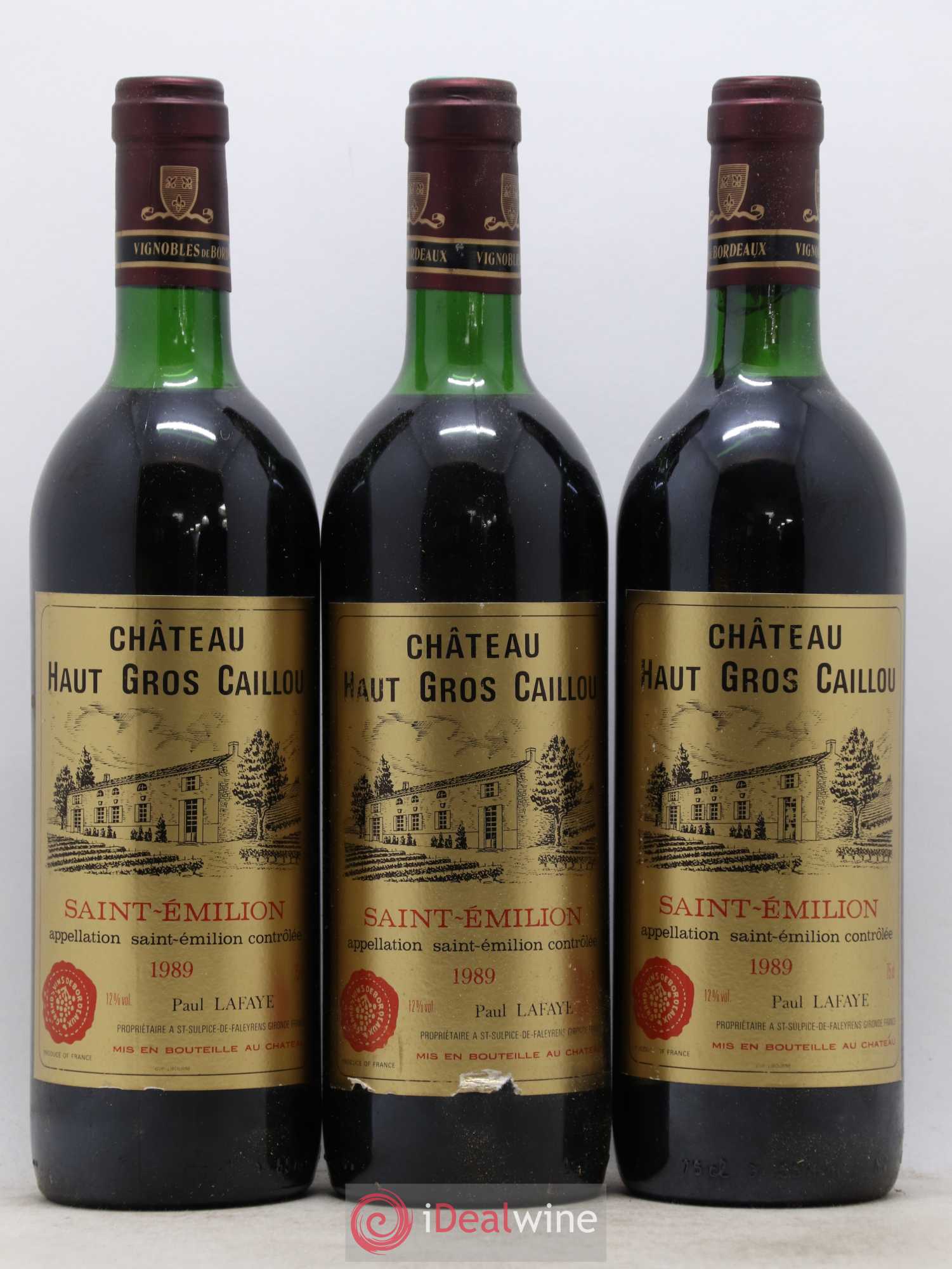 Château Haut Gros Caillou 1989 - Lot de 6 bouteilles - 2
