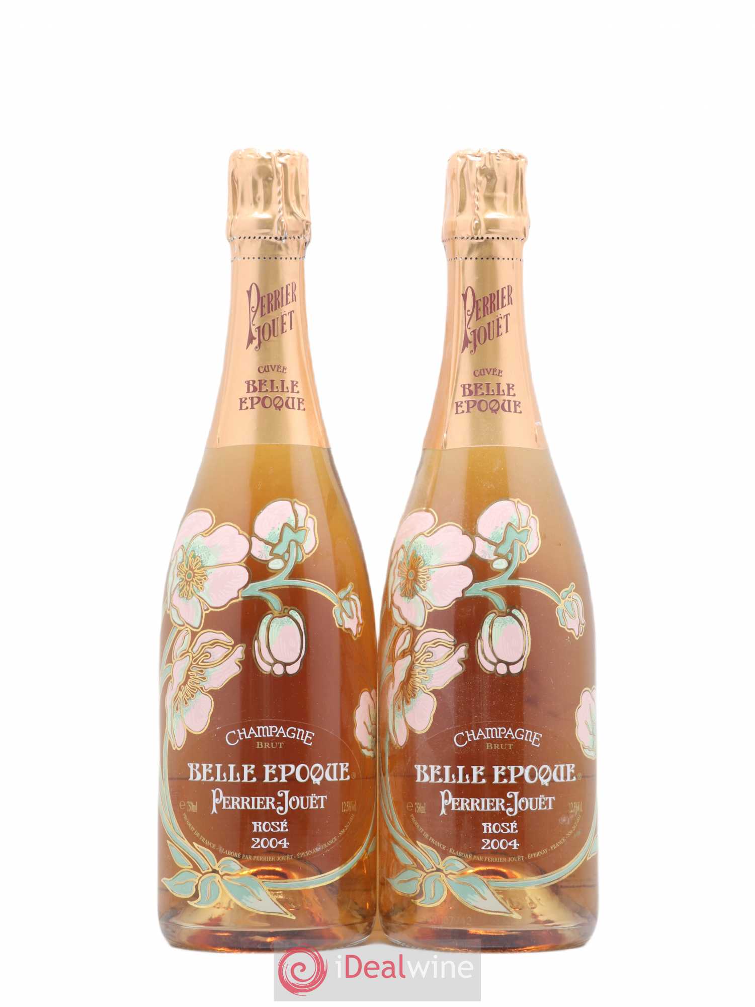 Cuvée Belle Epoque Perrier-Jouët Brut 2004 - Lot de 2 bouteilles - 0