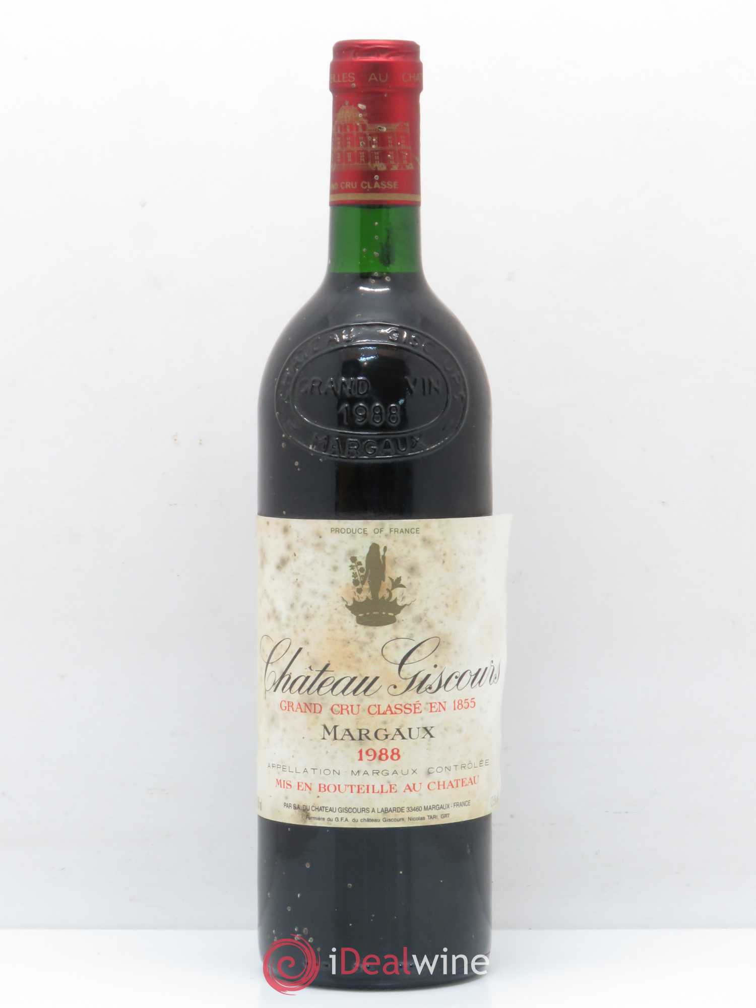 Château Giscours 3ème Grand Cru Classé 1988 - Lot de 1 bouteille - 0