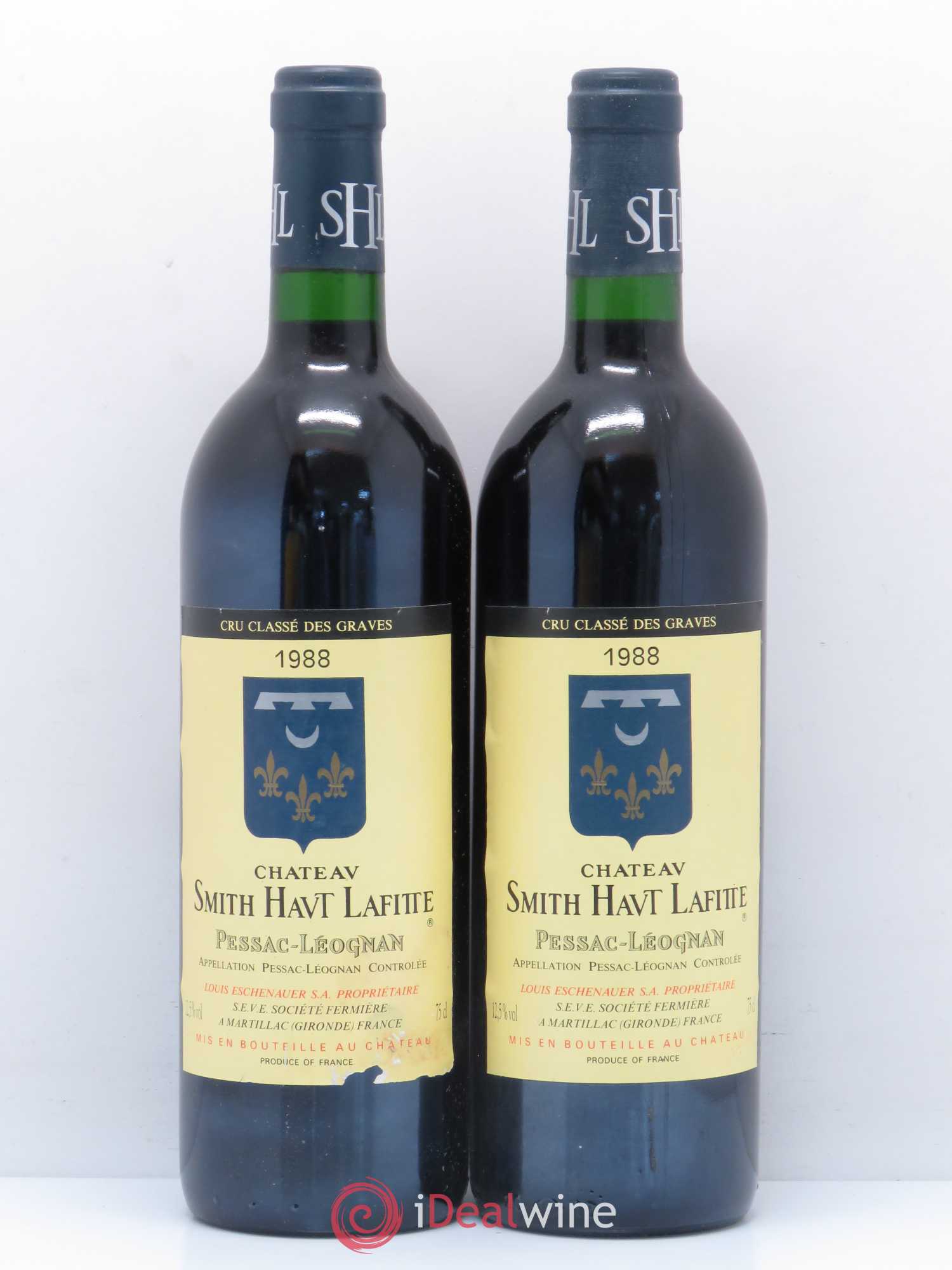 Château Smith Haut Lafitte Cru Classé de Graves 1988 - Lot de 2 bouteilles - 0