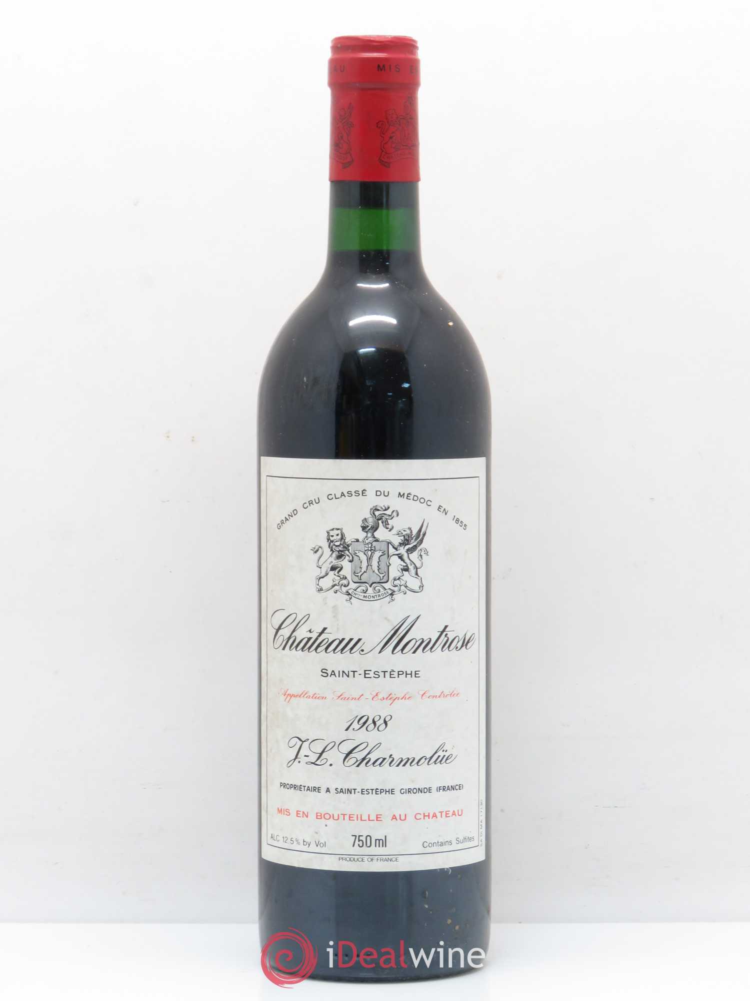 Château Montrose 2ème Grand Cru Classé 1988 - Lot de 1 bouteille - 0
