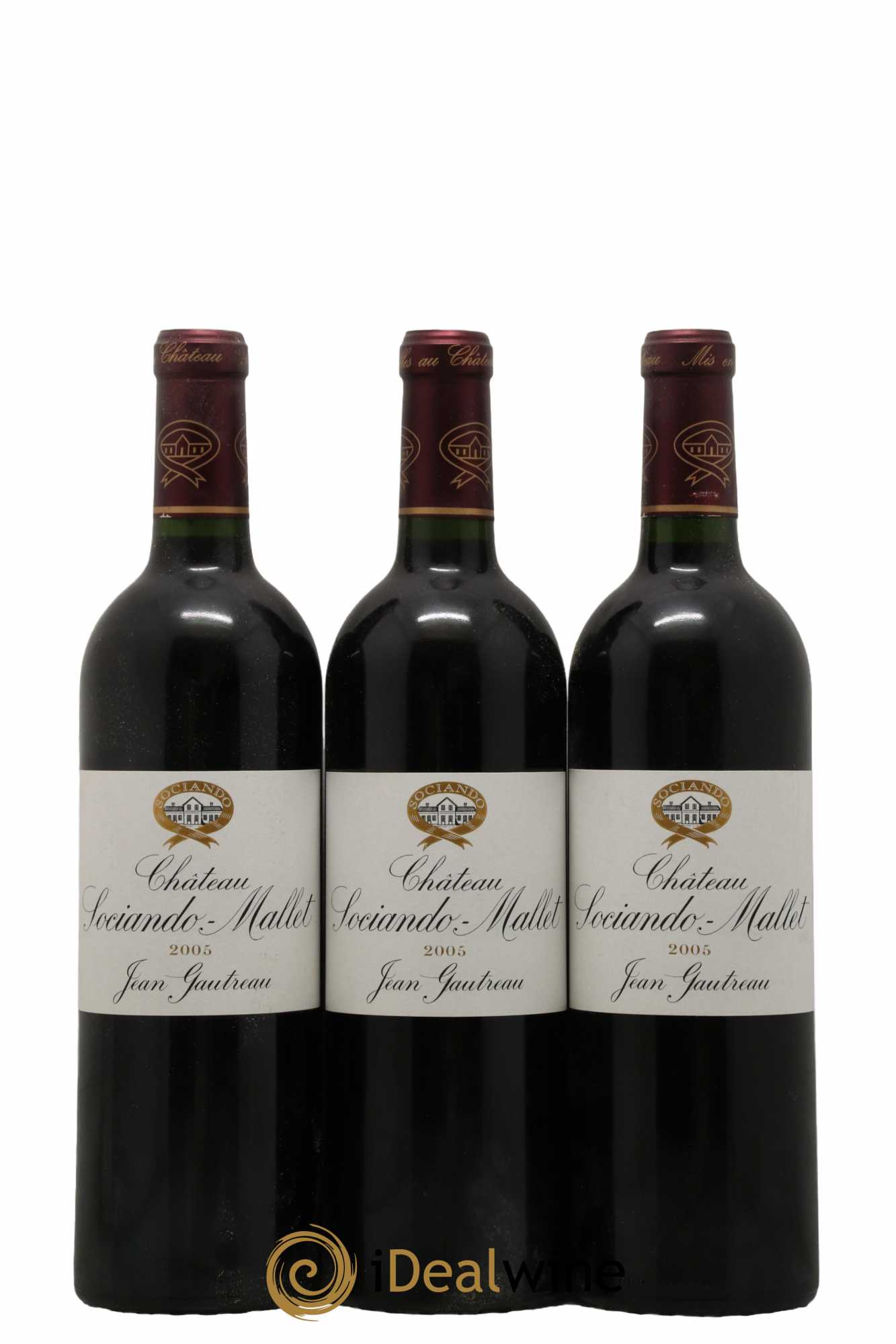Château Sociando Mallet 2005 - Lot de 6 bouteilles - 1