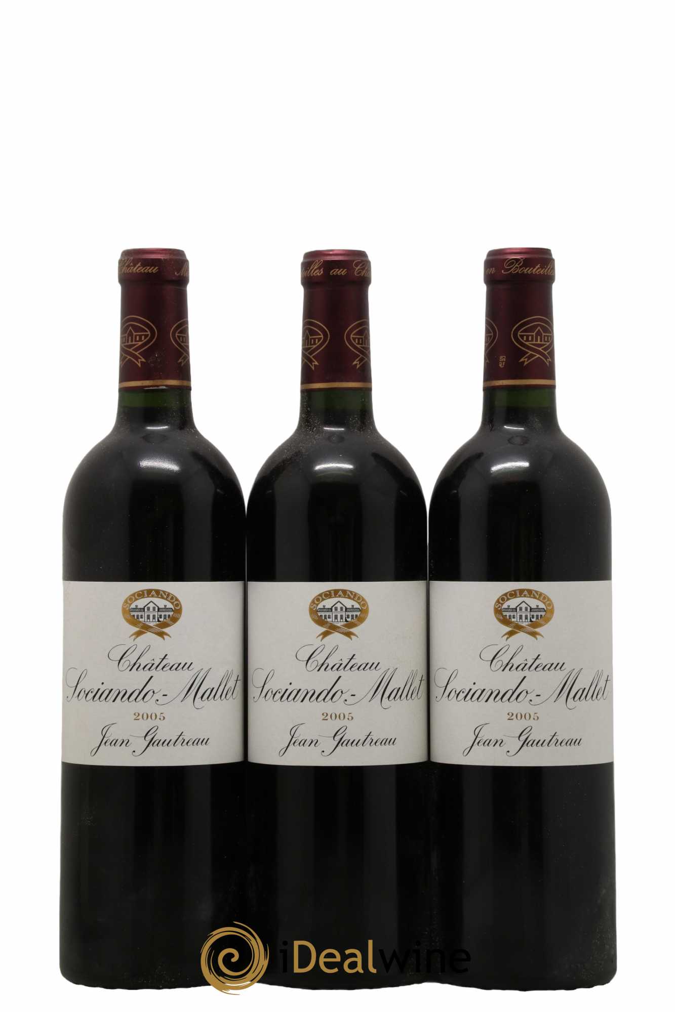Château Sociando Mallet 2005 - Lot de 6 bouteilles - 2