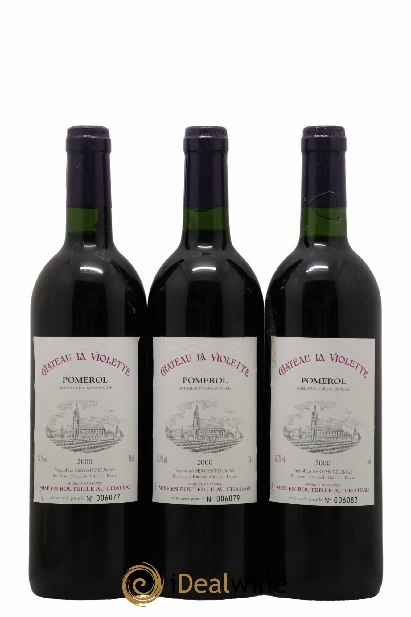 Château la Violette 2000 - Lot de 6 bouteilles - 2