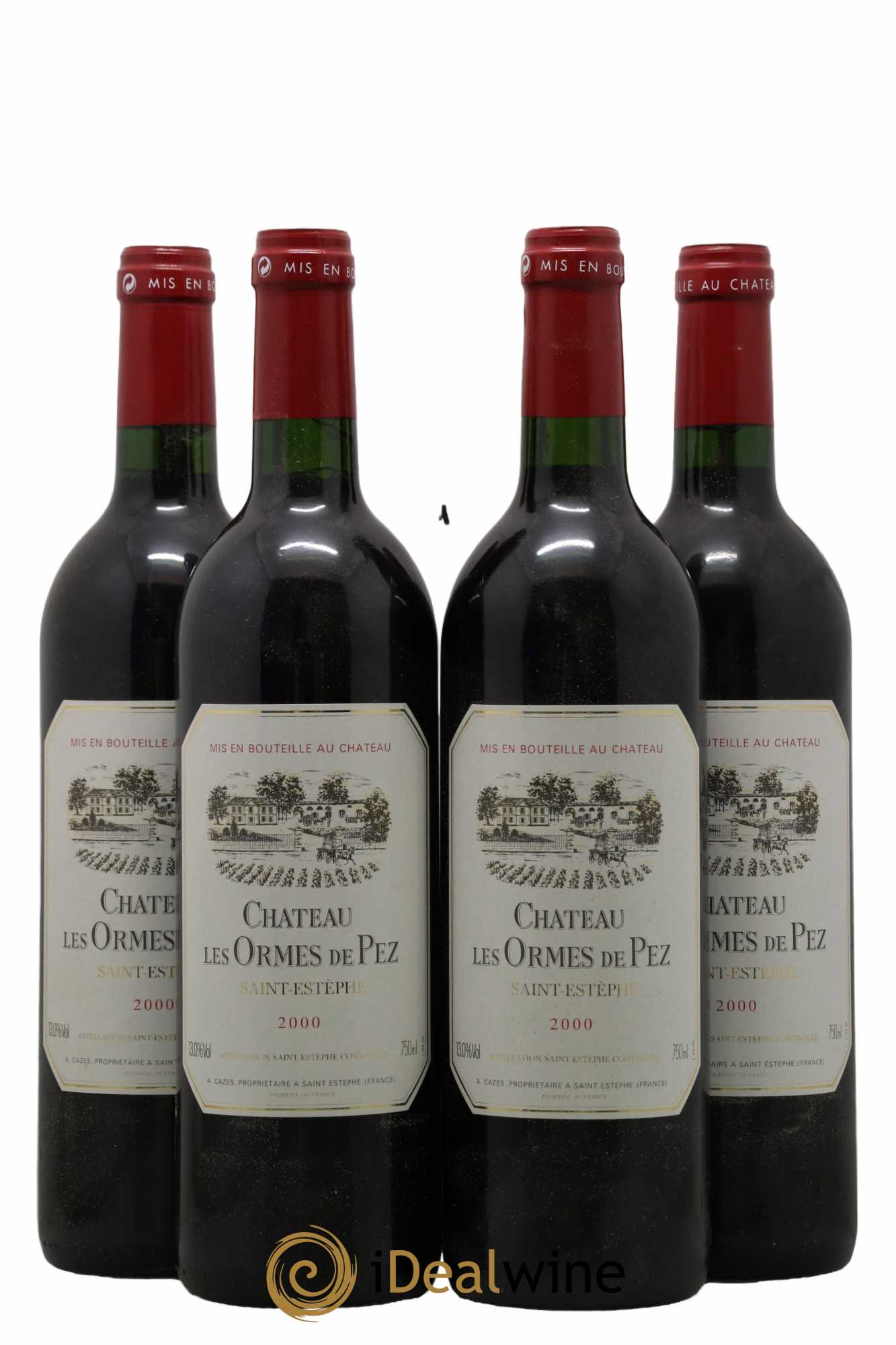 Château les Ormes de Pez 2000 - Lot de 4 bouteilles - 0
