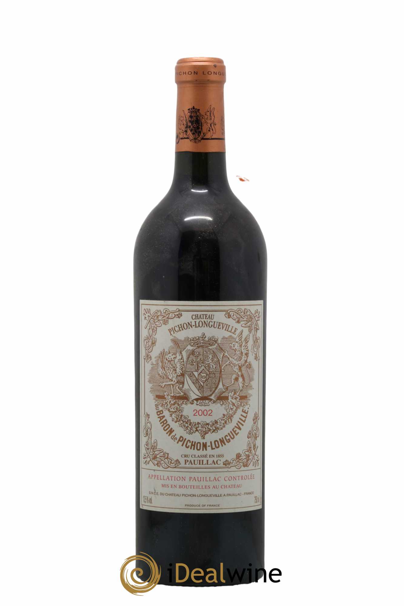 Pichon Longueville Baron 2ème Grand Cru Classé 2002 - Lot of 1 bottle - 0