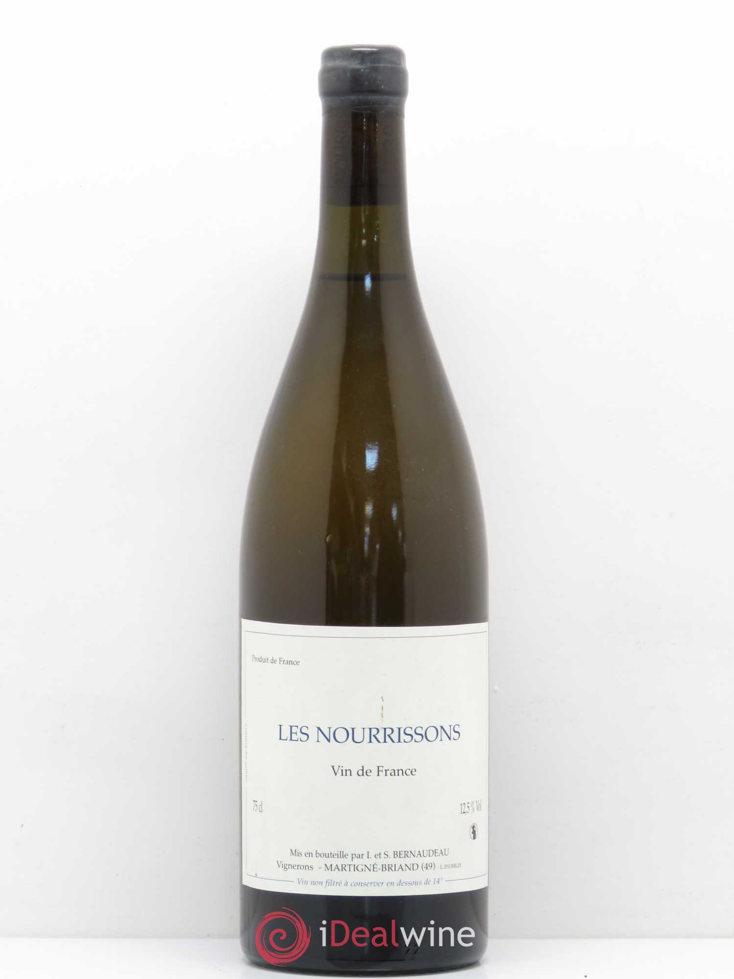 Vin de France Les Nourrissons Stéphane Bernaudeau 2013 - Lot de 1 bouteille - 0