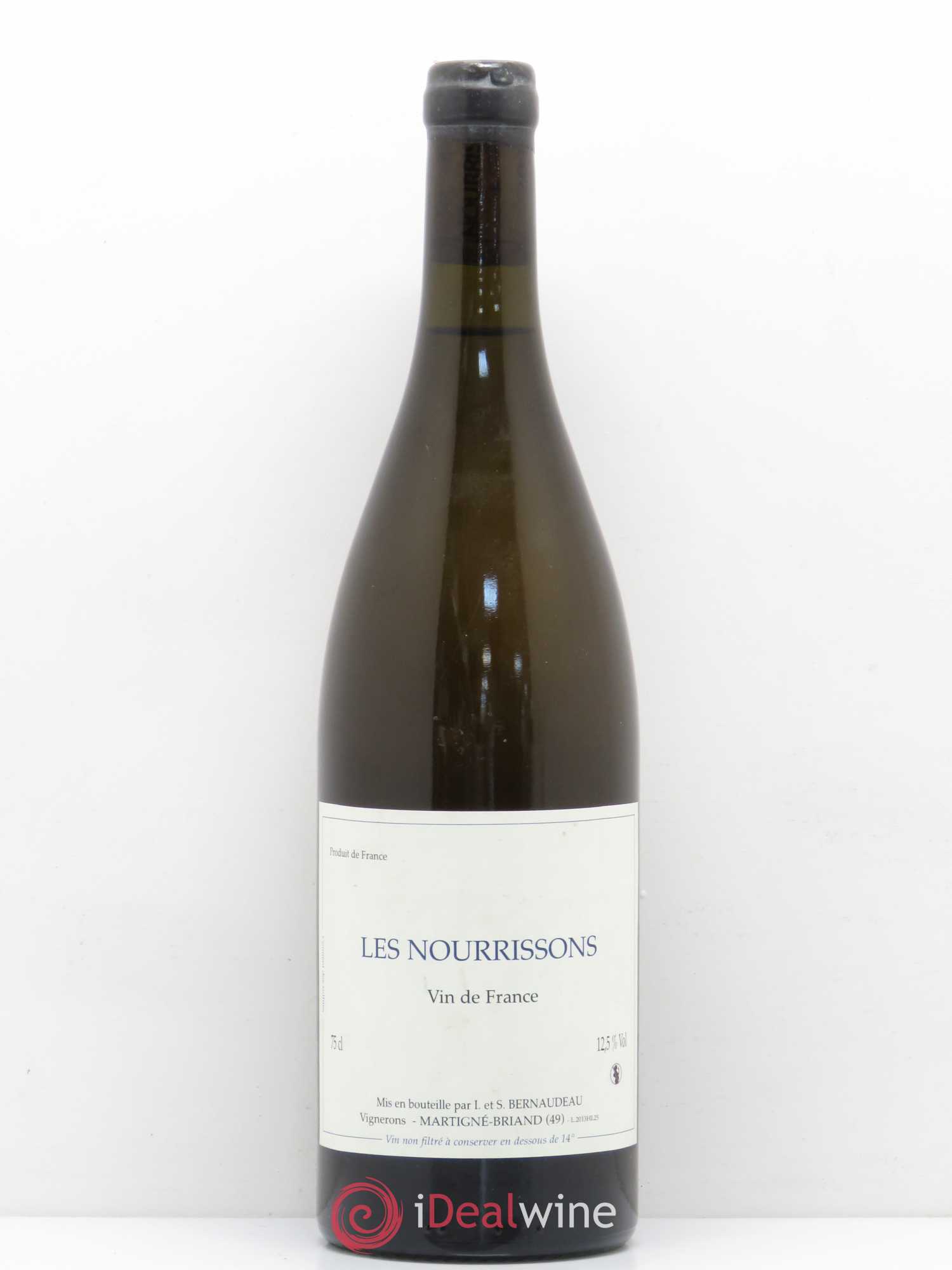 Vin de France Les Nourrissons Stéphane Bernaudeau 2013 - Lot de 1 bouteille - 0