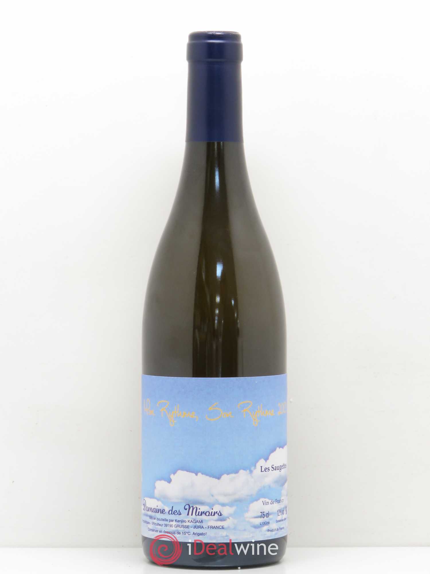 Vin de France Mon Rythme Son Rythme Les Saugettes Domaine des Miroirs Kenjiro Kagami 2013 - Posten von 1 Flasche - 0