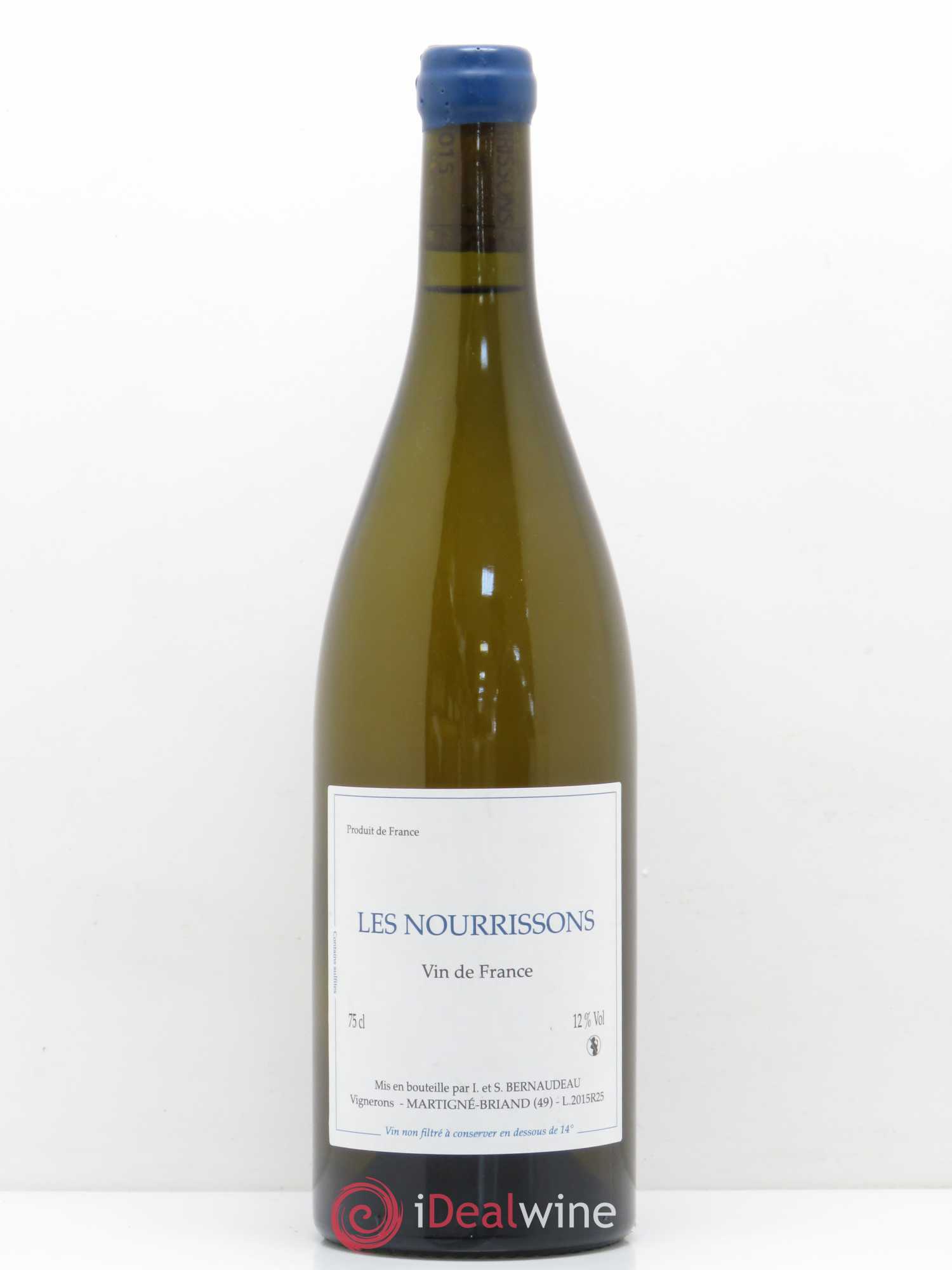 Vin de France Les Nourrissons Stéphane Bernaudeau 2015 - Lot de 1 bouteille - 0