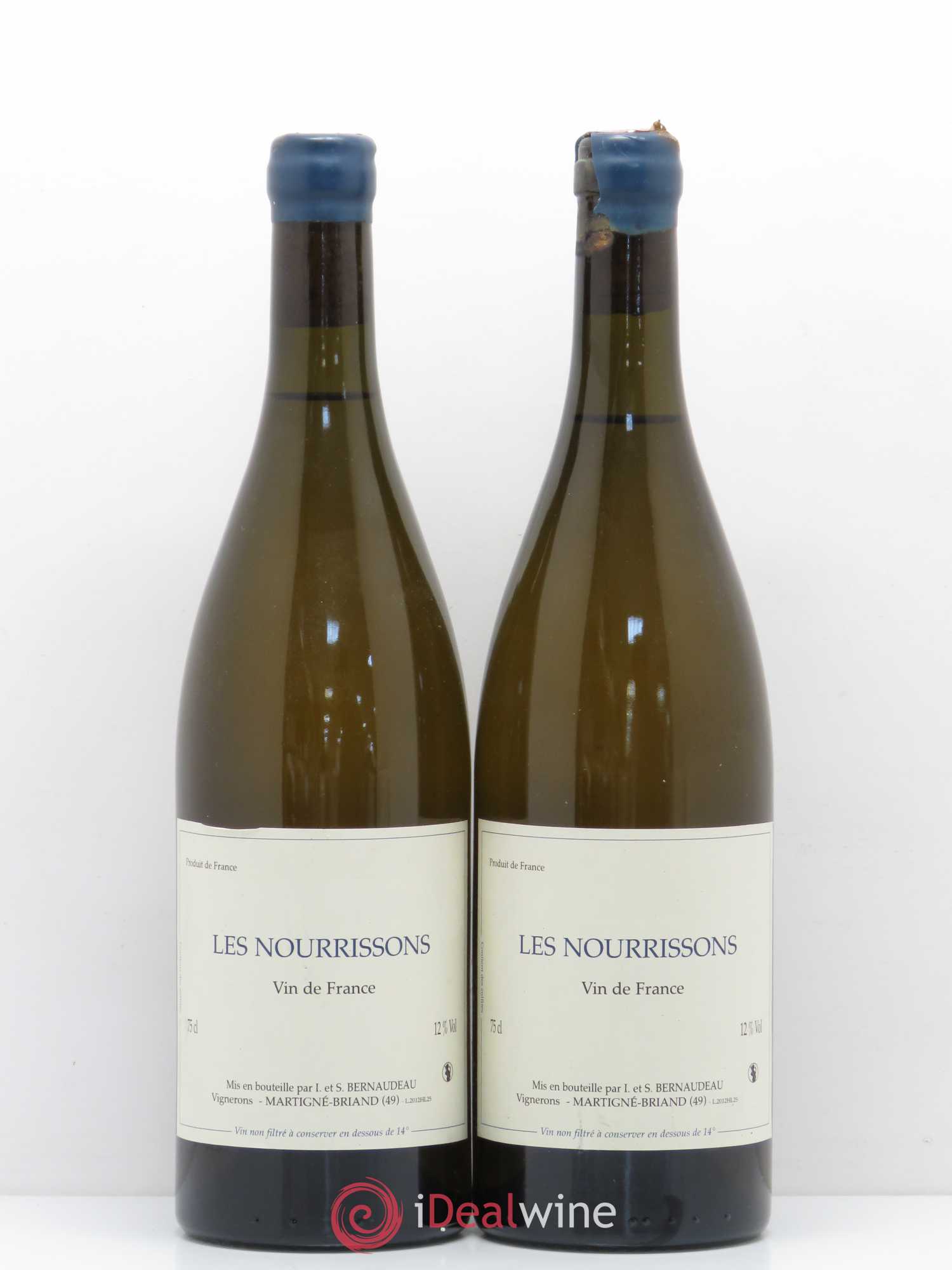 Vin de France Les Nourrissons Stéphane Bernaudeau 2012 - Lot de 2 bouteilles - 0