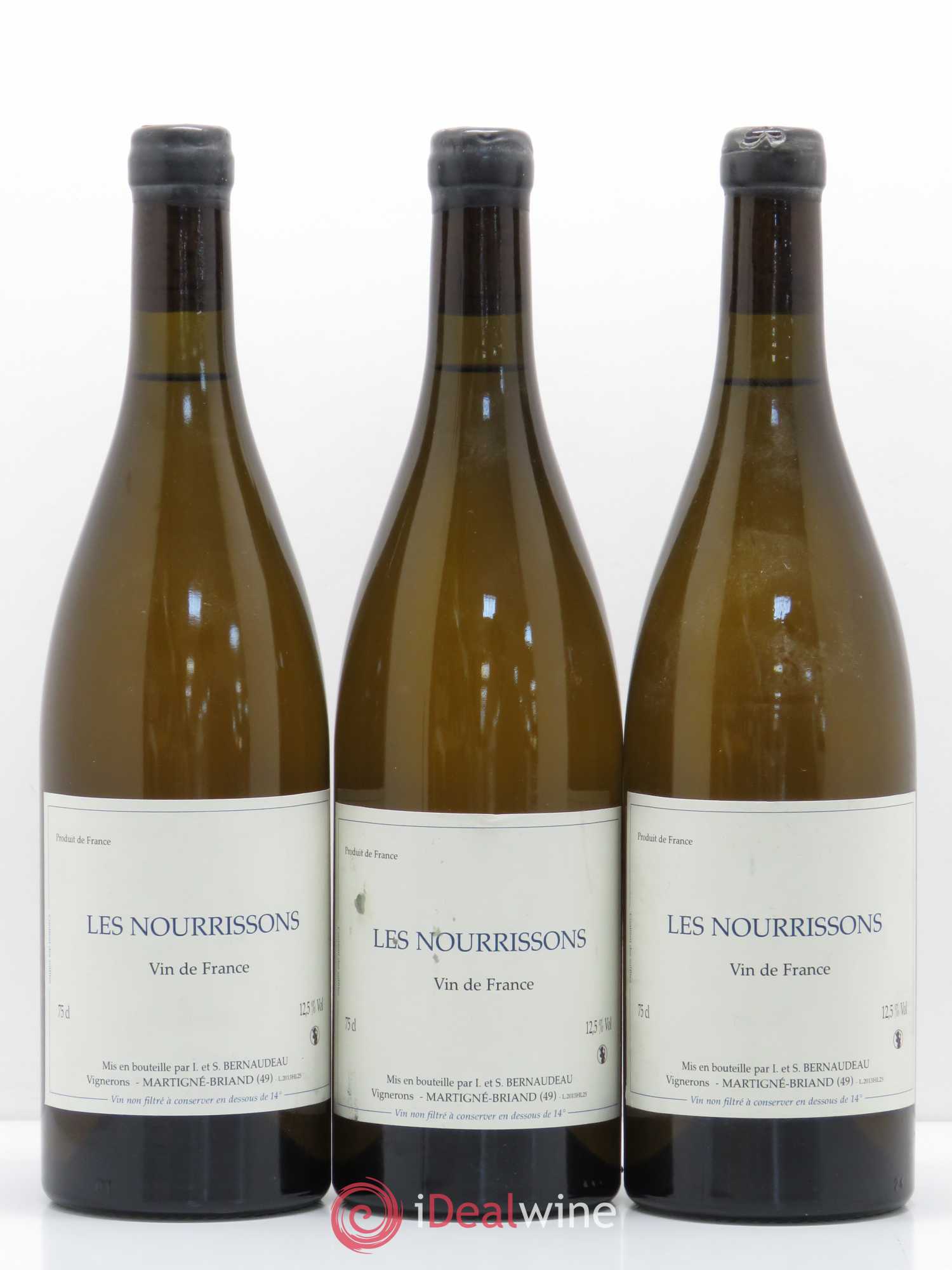 Vin de France Les Nourrissons Stéphane Bernaudeau 2013 - Lot de 3 bouteilles - 0