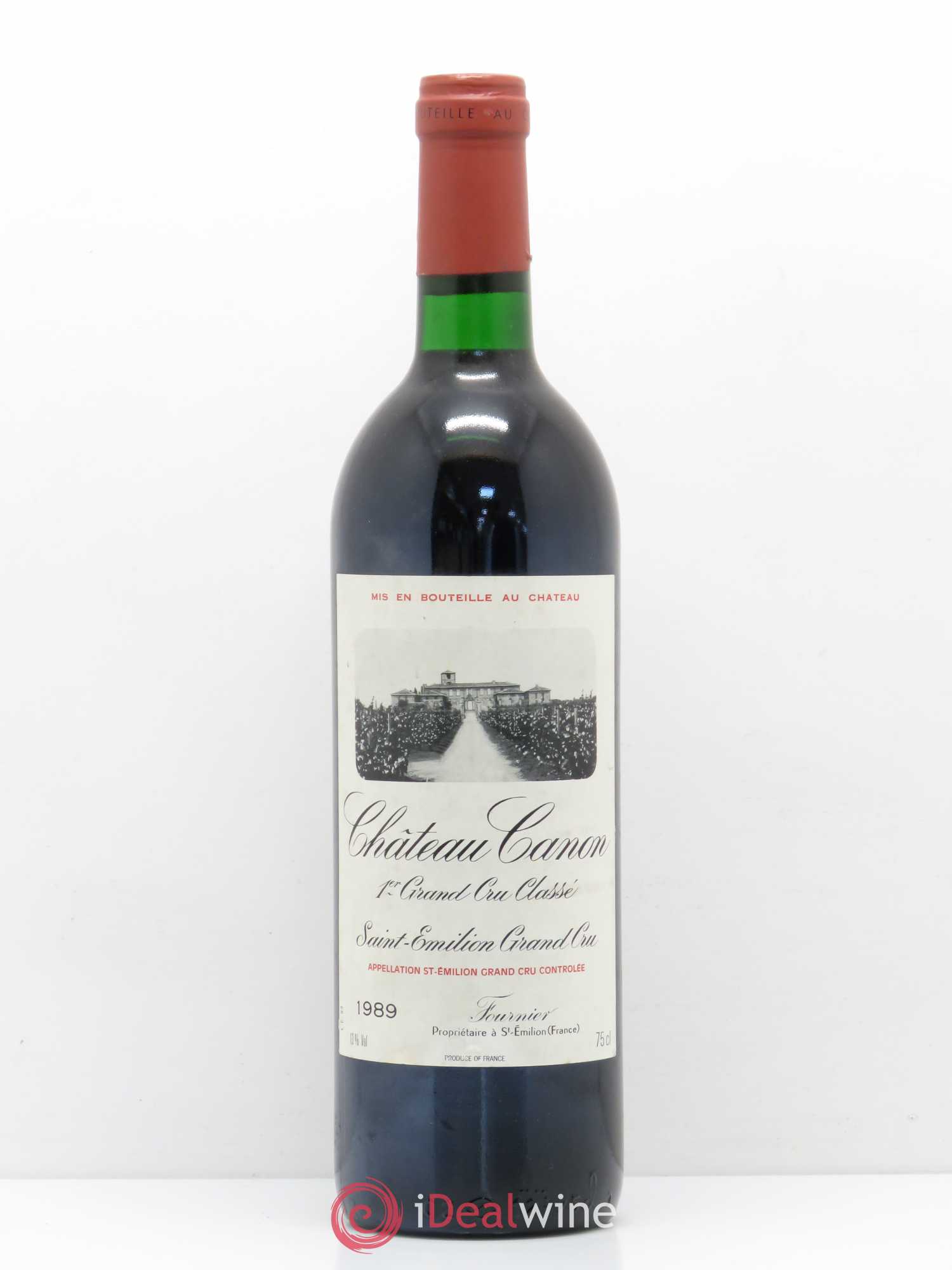 Château Canon 1er Grand Cru Classé B 1989 - Lot de 1 bouteille - 0
