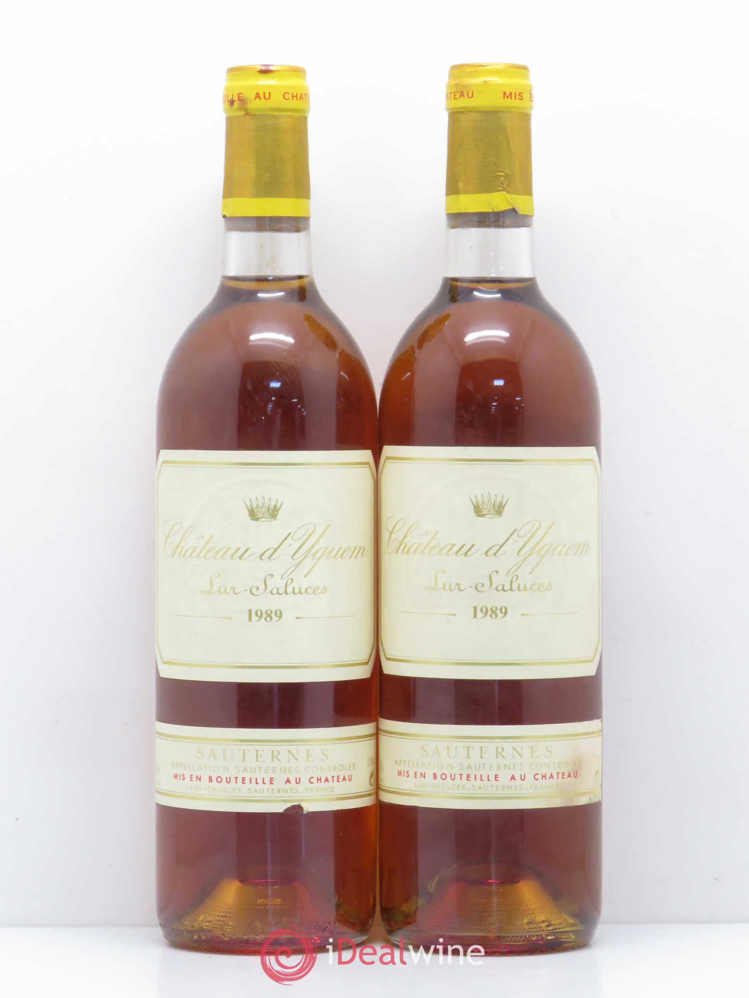 Château d' Yquem 1er Cru Classé Supérieur 1989 - Lotto di 2 bottiglie - 0
