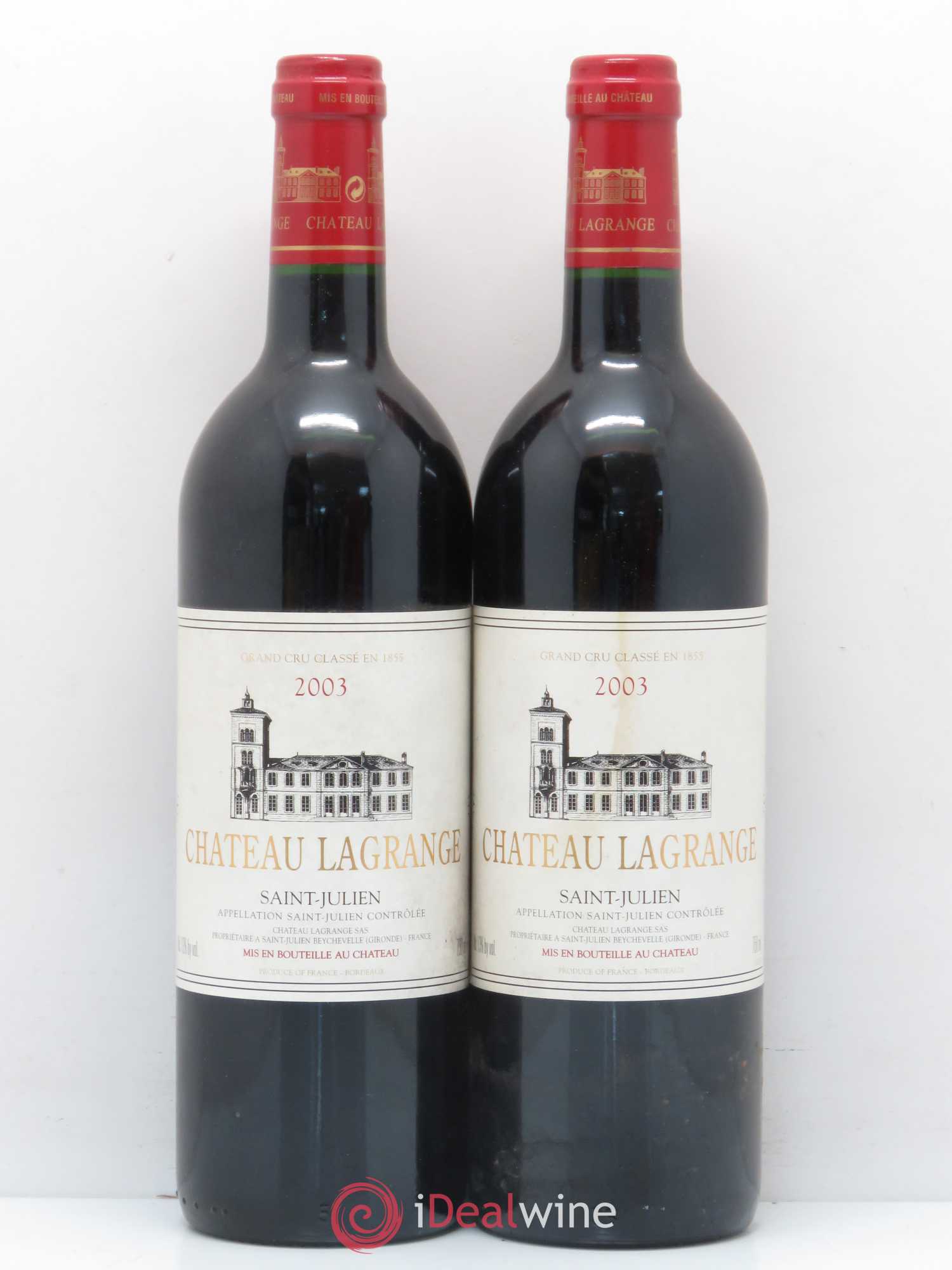 Château Lagrange 3ème Grand Cru Classé 2003 - Lot de 5 bouteilles - 2