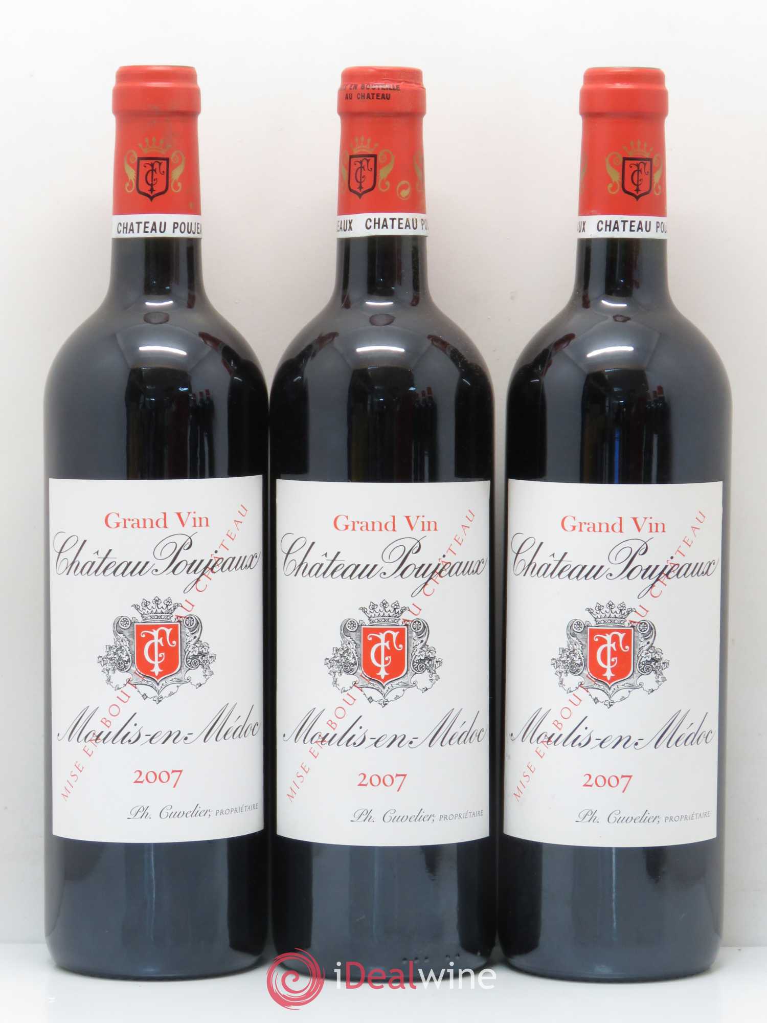 Château Poujeaux 2007 - Lot de 12 bouteilles - 2