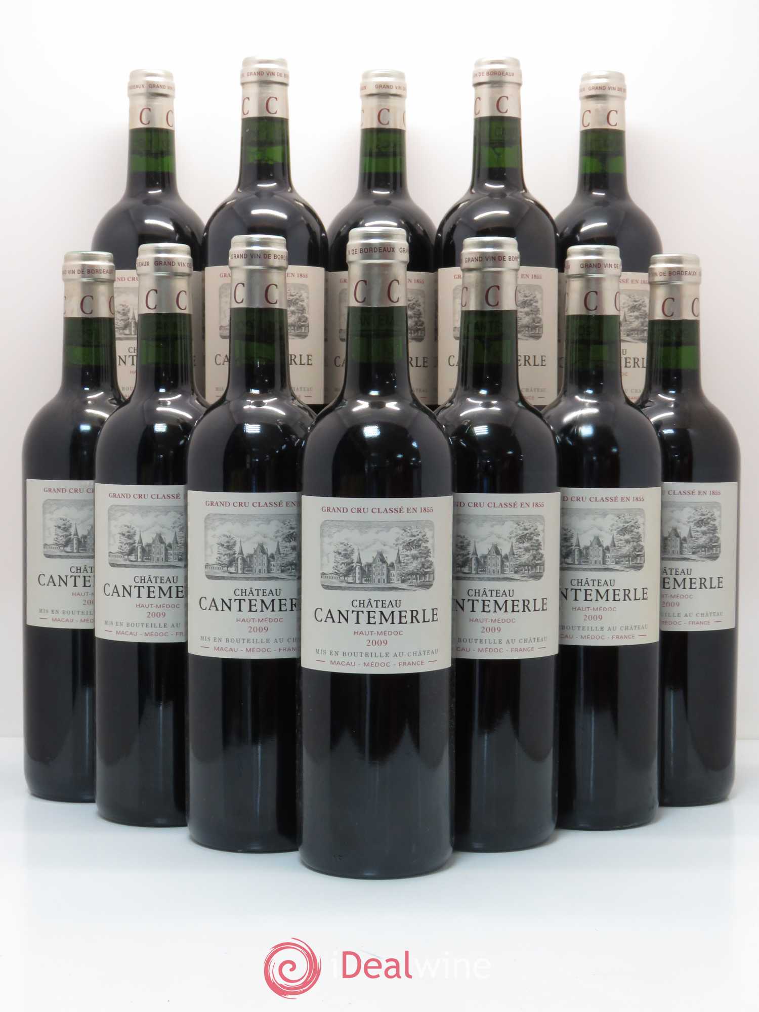 Château Cantemerle 5ème Grand Cru Classé 2009 - Lotto di 12 bottiglie - 0