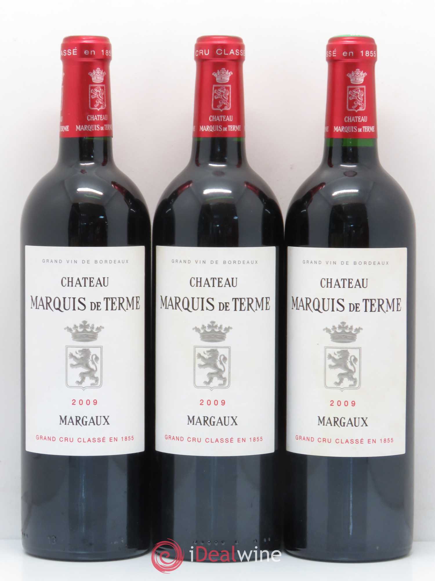 Château Marquis de Terme 4ème Grand Cru Classé 2009 - Lot de 12 bouteilles - 1