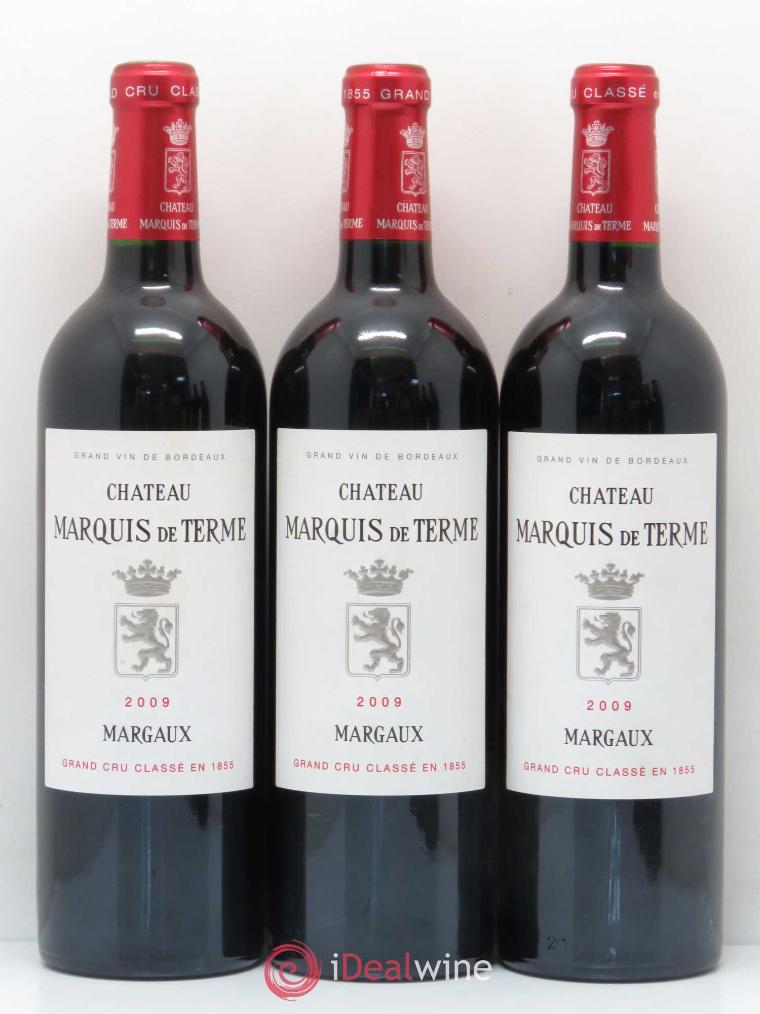 Château Marquis de Terme 4ème Grand Cru Classé 2009 - Lot de 12 bouteilles - 2