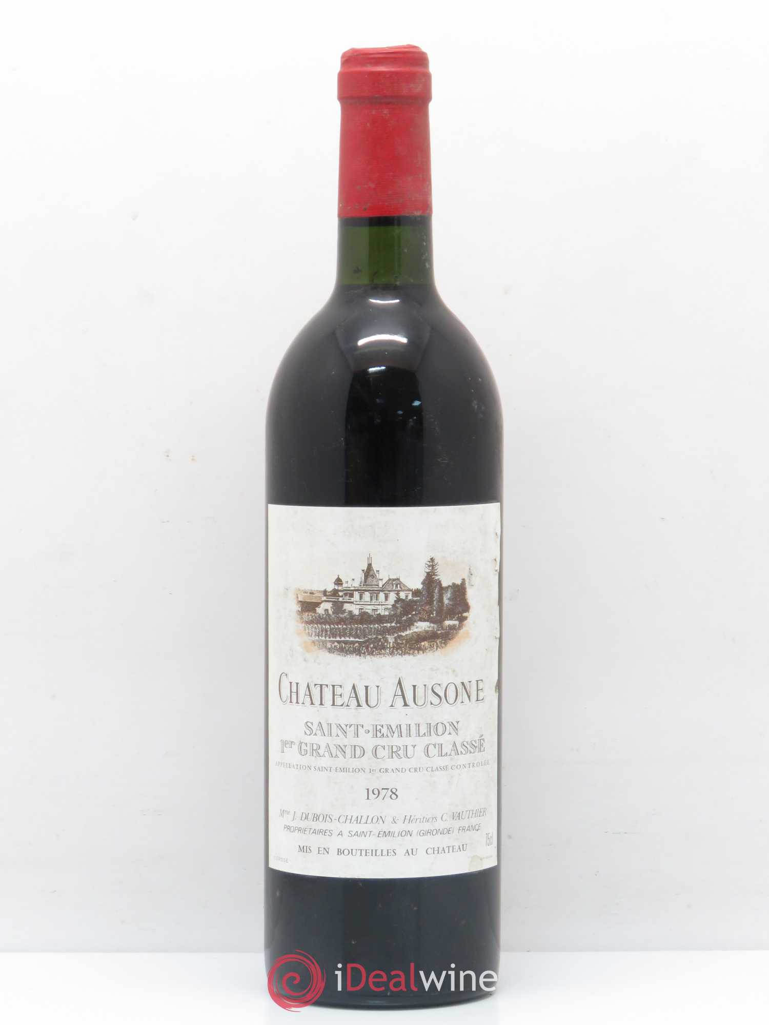 Château Ausone 1er Grand Cru Classé A 1978 - Lot de 1 bouteille - 0