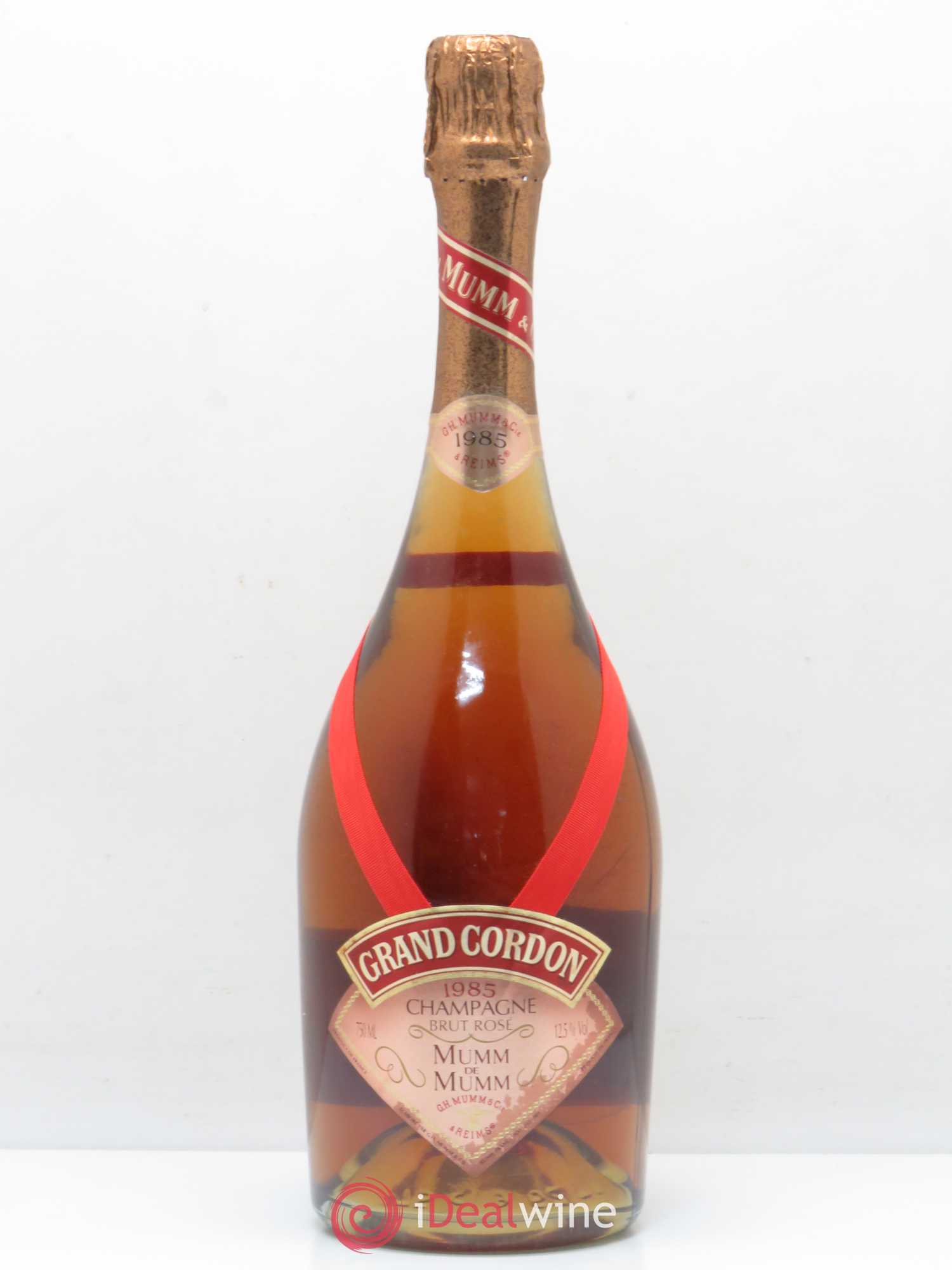 Champagne - Grand Cordon Mumm 1985 - Lot de 1 bouteille - 0