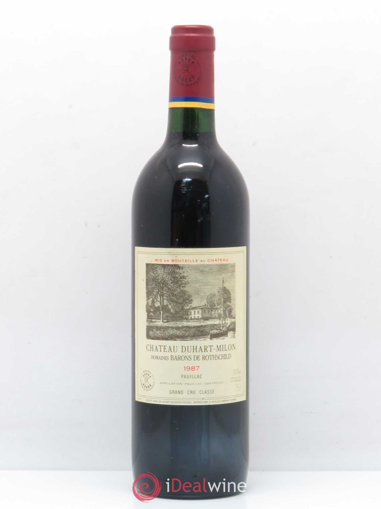 Château Duhart-Milon 4ème Grand Cru Classé 1987 - Lot de 1 bouteille - 0