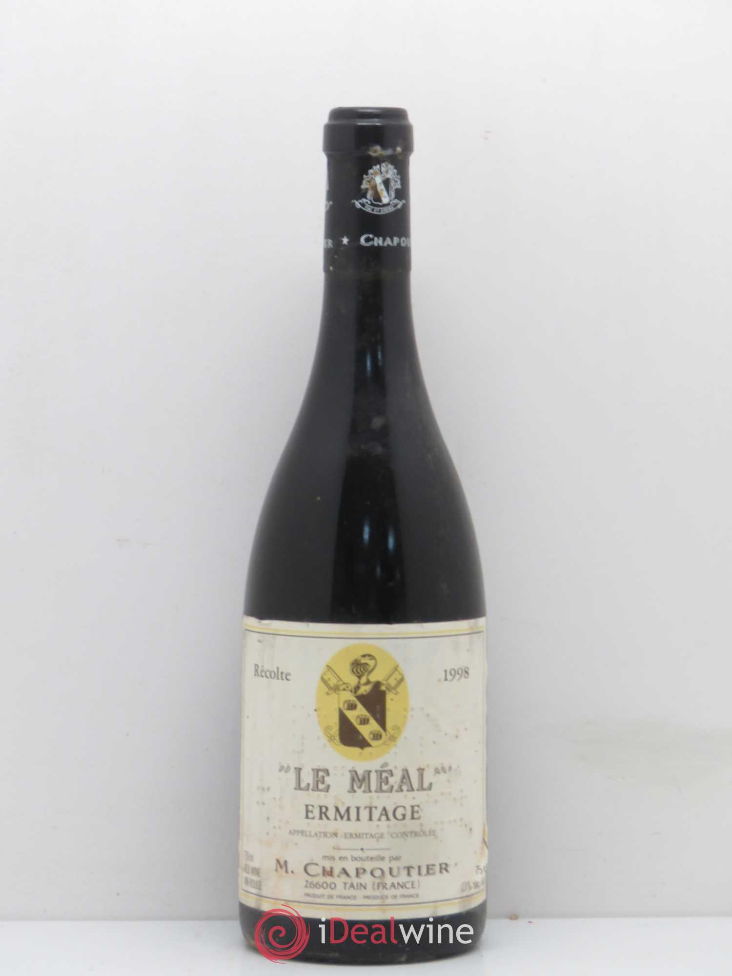 Hermitage Ermitage Le Méal Chapoutier 1998 - Lot de 1 bouteille - 0