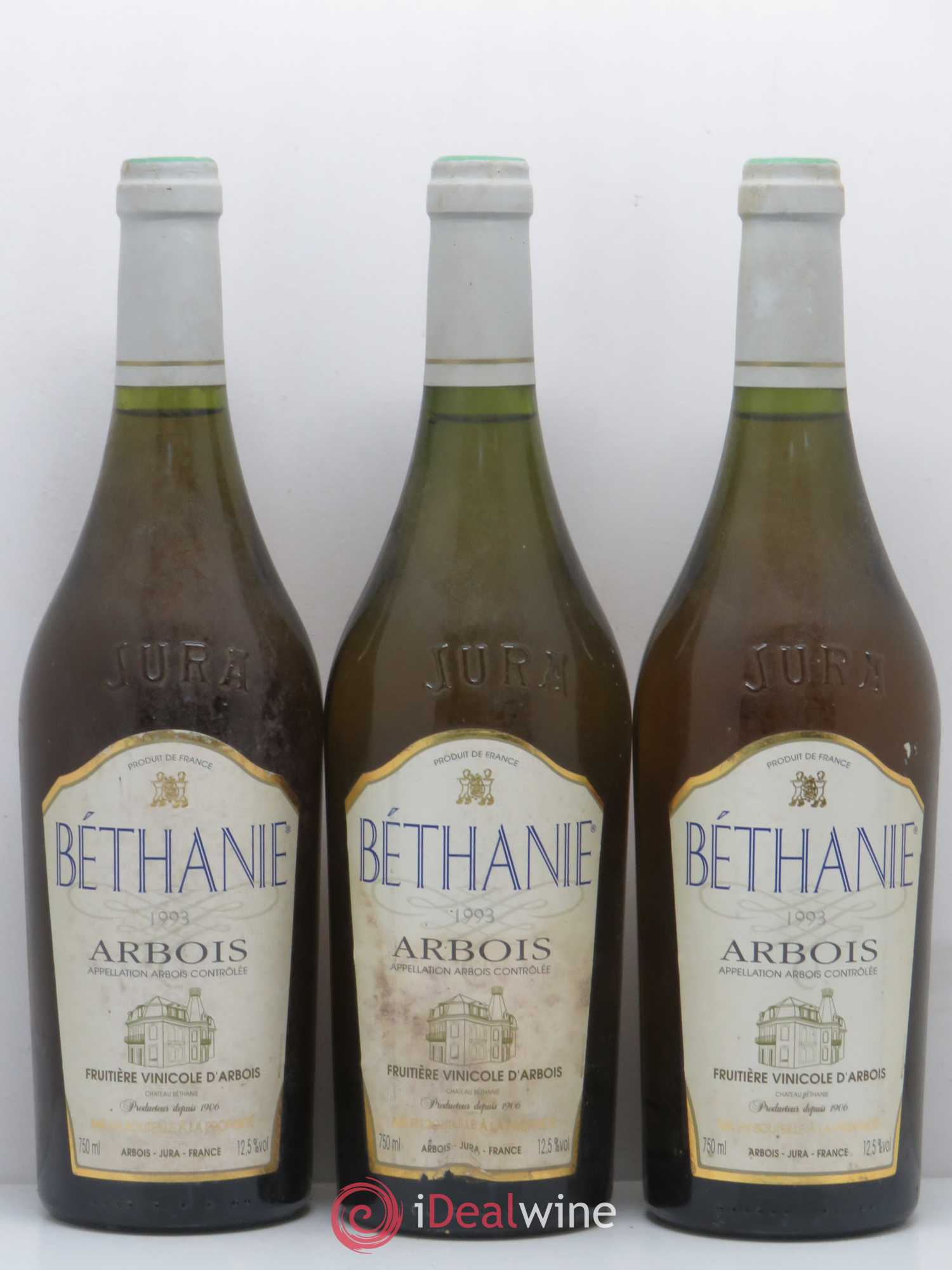 Arbois Fruitiere Vinicole d'Arbois Bethanie 1993 - Posten von 3 Flaschen - 0