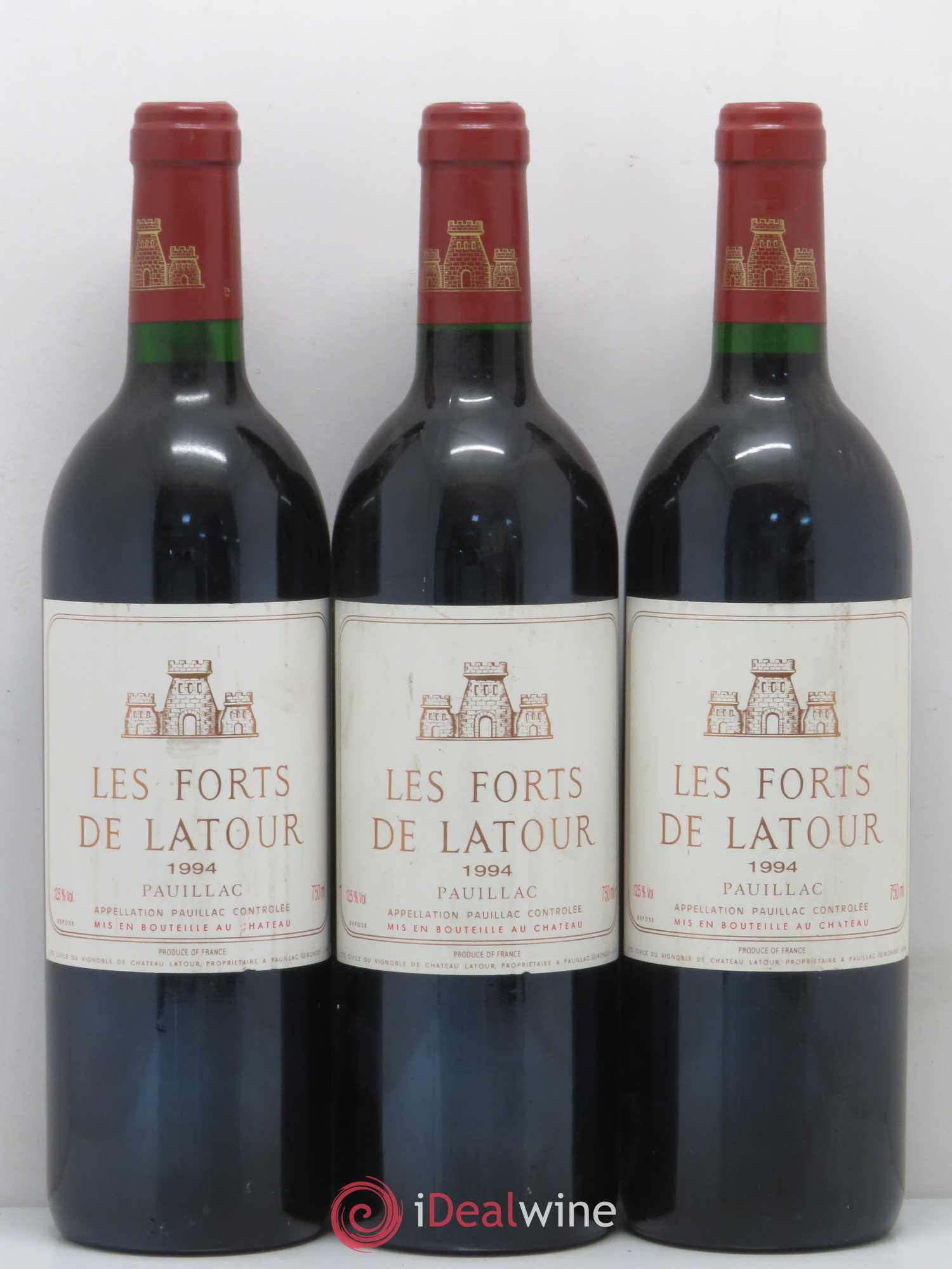 Les Forts de Latour Second Vin 1994 - Lot de 3 bouteilles - 0