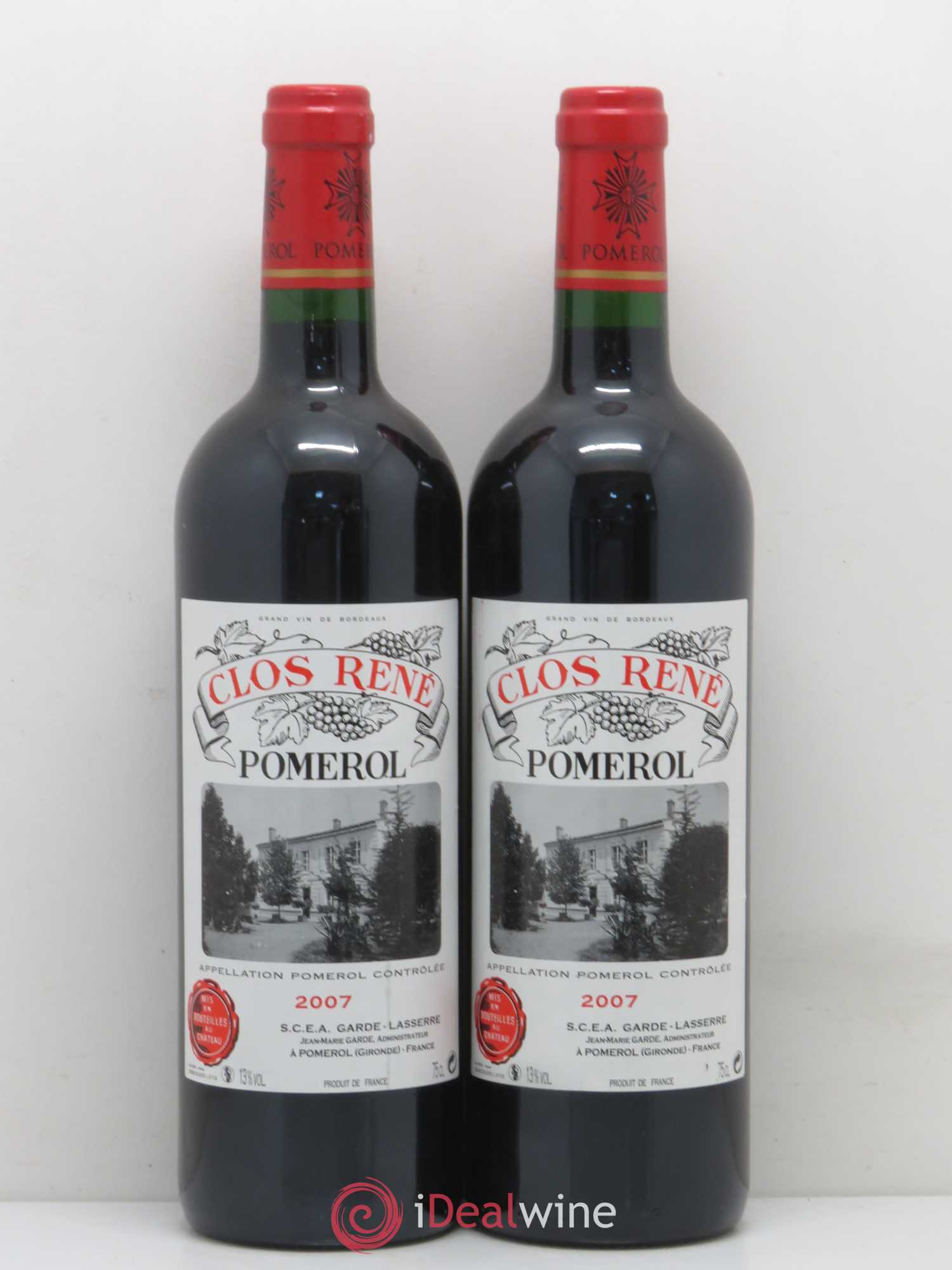 Clos René 2007 - Lotto di 2 bottiglie - 0