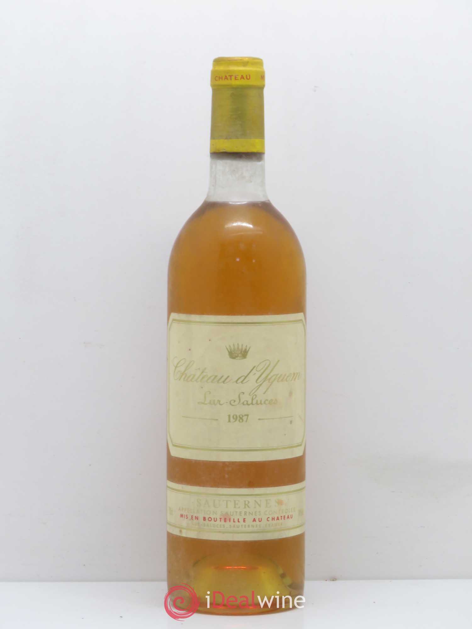 Château d' Yquem 1er Cru Classé Supérieur 1987 - Lotto di 1 bottiglia - 0