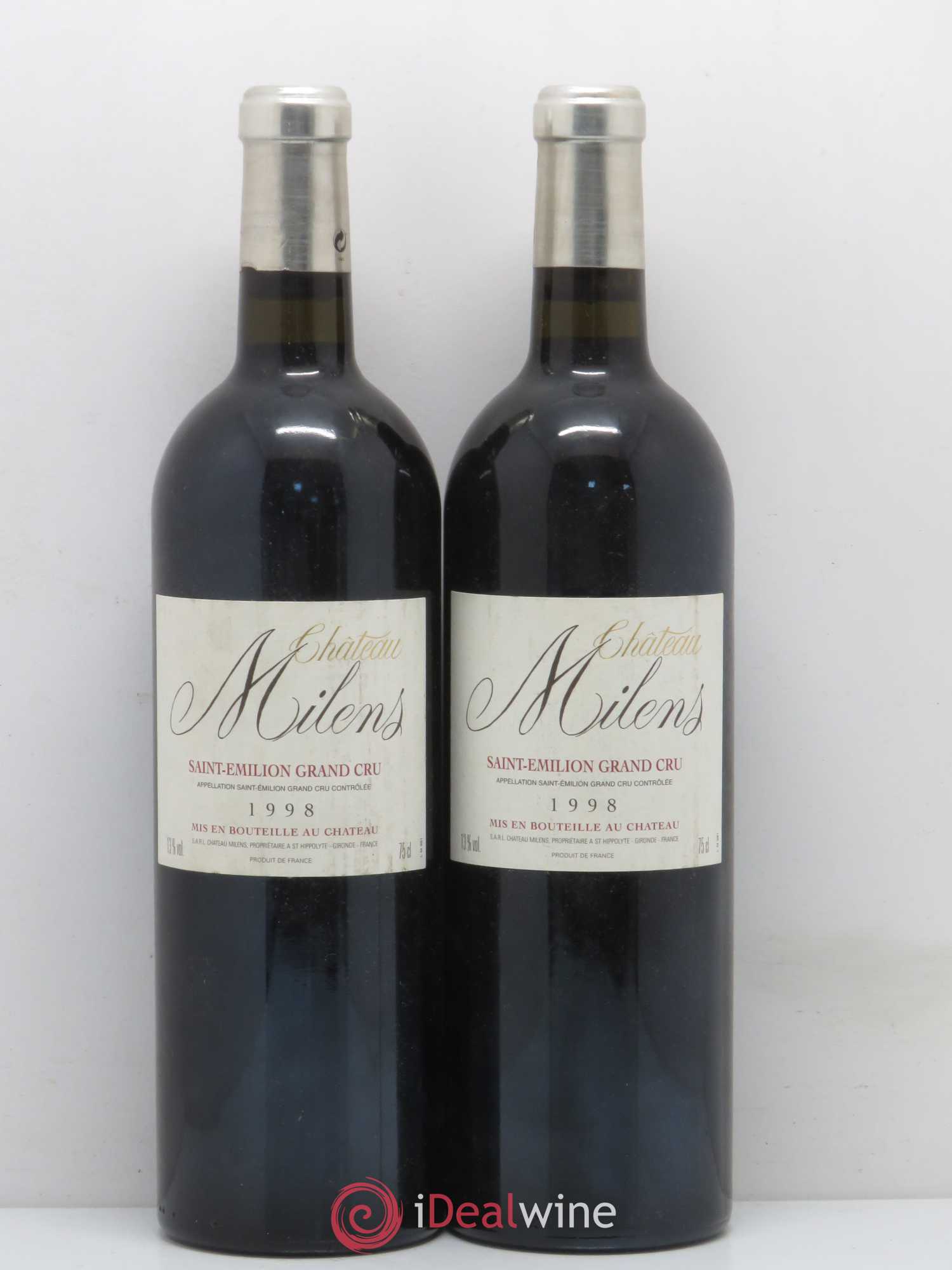 Château Milens 1998 - Lot de 2 bouteilles - 0