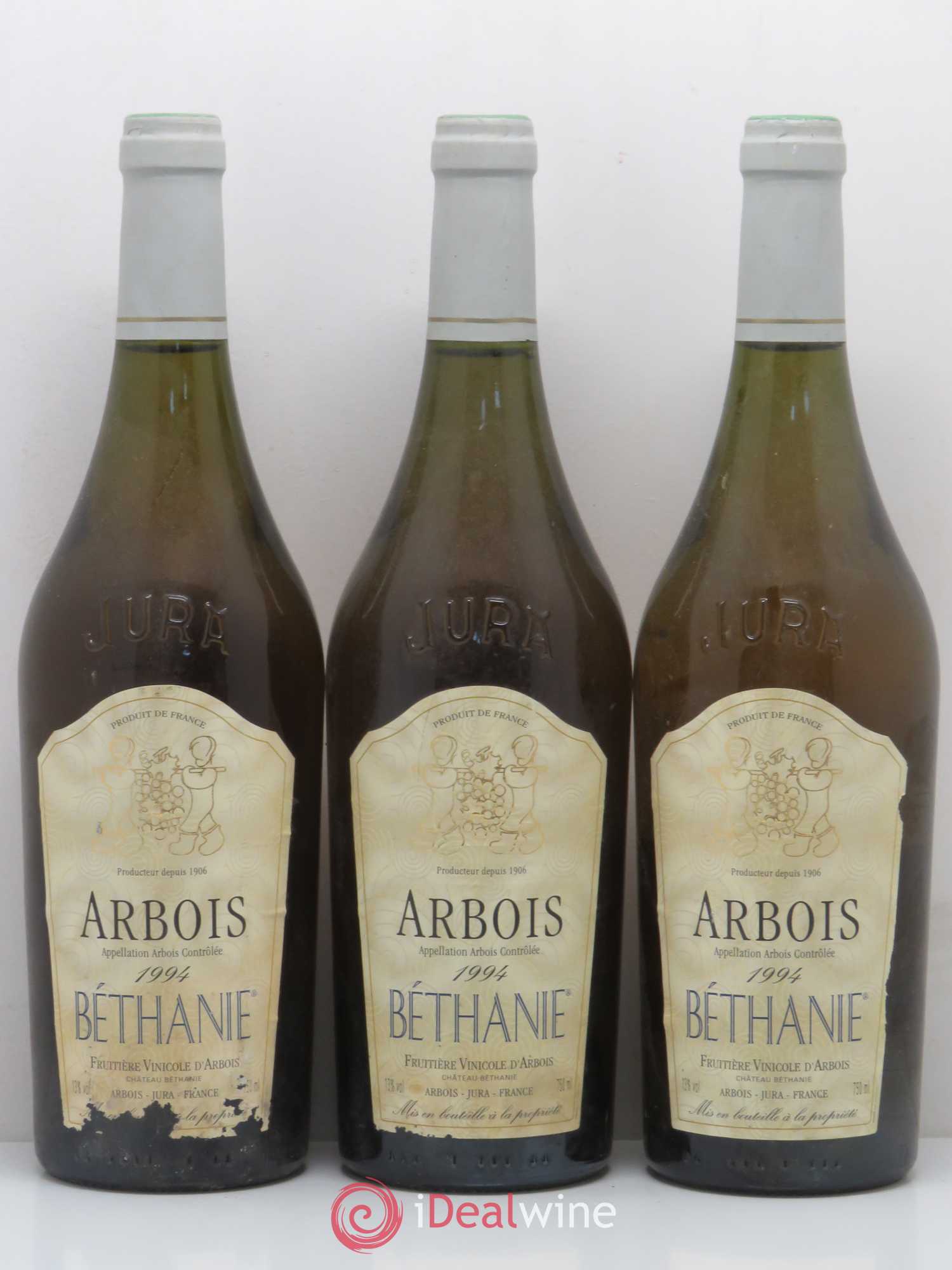 Arbois Fruitiere Vinicole d'Arbois Bethanie 1994 - Posten von 3 Flaschen - 0