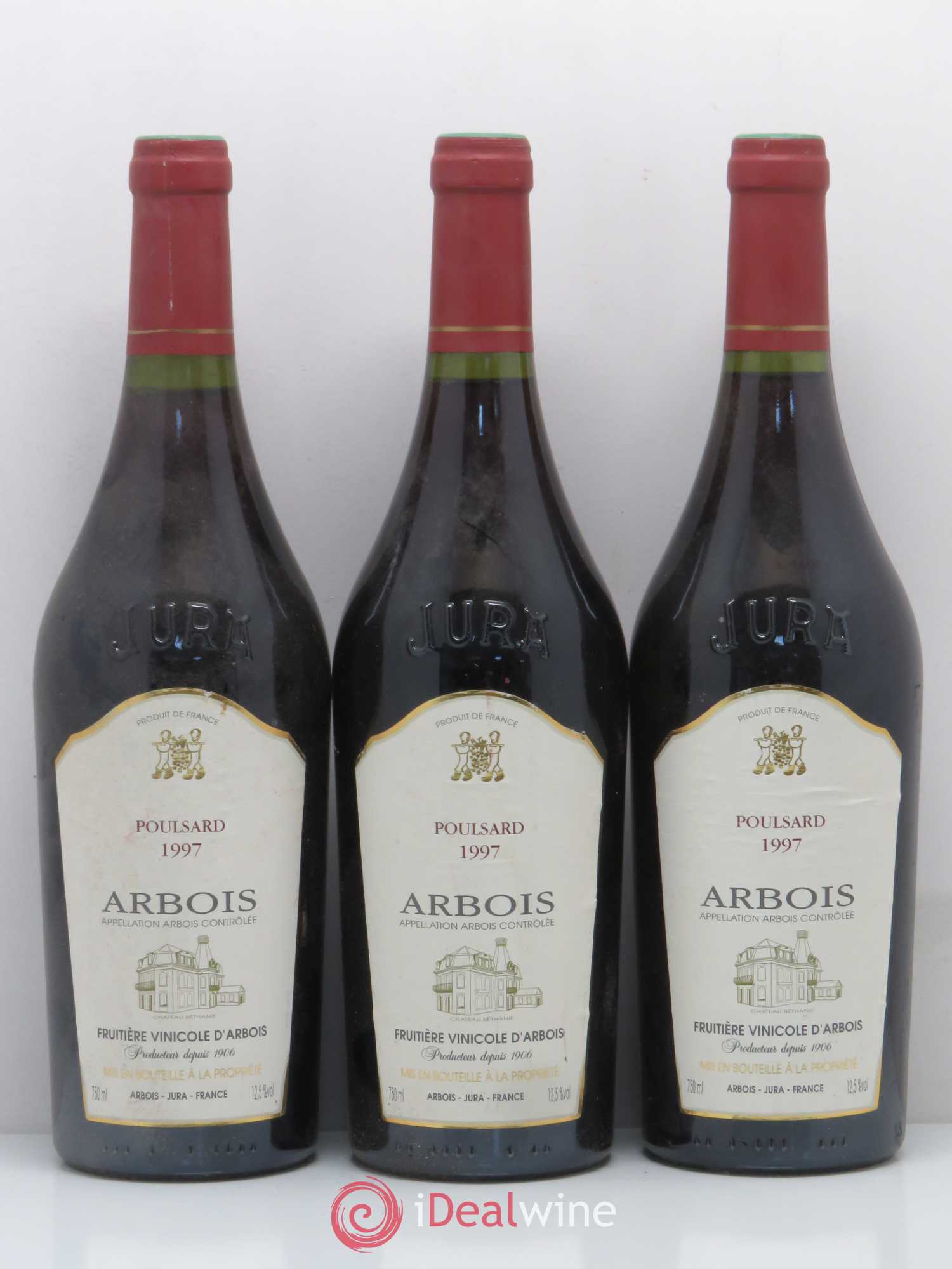 Arbois Fruitiere Vinicole d'Arbois Poulsard 1997 - Posten von 3 Flaschen - 0