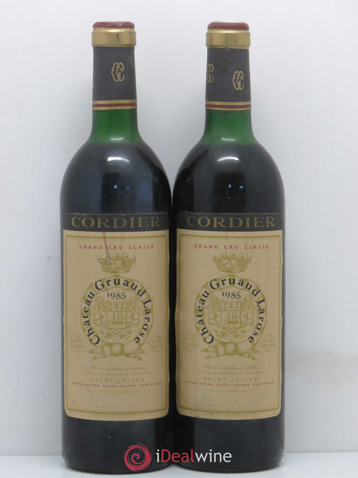 Château Gruaud Larose 2ème Grand Cru Classé 1985 - Lot de 2 bouteilles - 0
