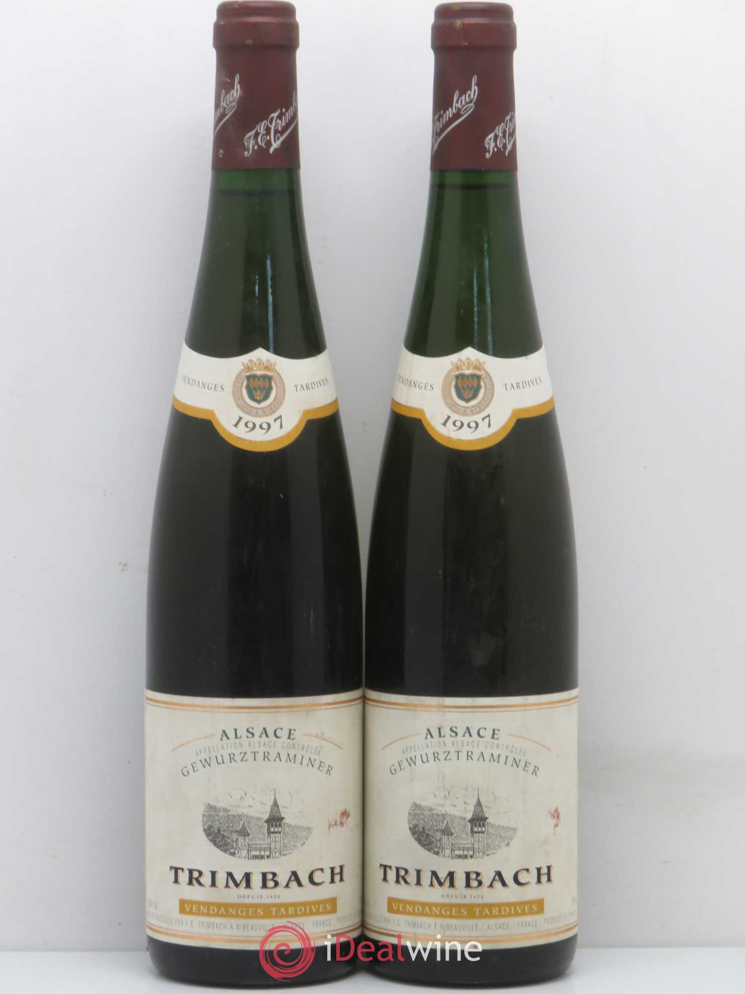 Alsace Gewurztraminer Vendanges Tardives Trimbach (Domaine) 1997 - Lotto di 2 bottiglie - 0