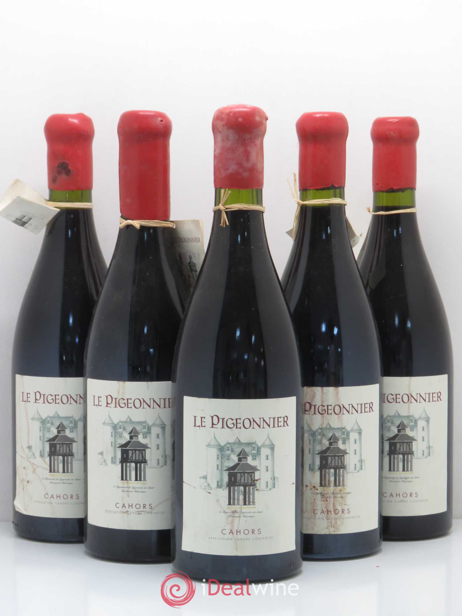 Cahors Château Lagrezette Le Pigeonnier Alain Dominique Perrin 1998 - Lot de 5 bouteilles - 0