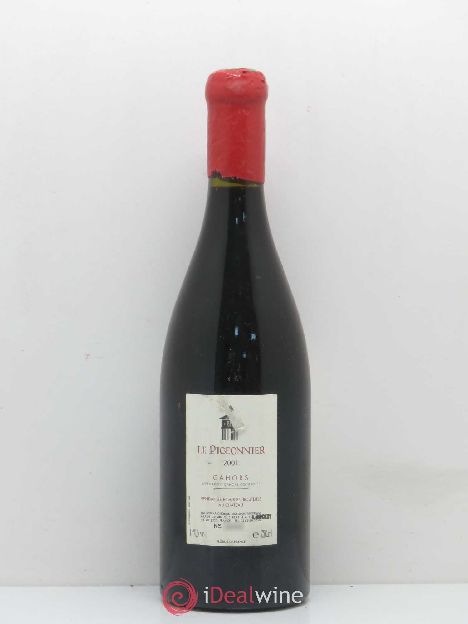 Cahors Château Lagrezette Le Pigeonnier Alain Dominique Perrin 2001 - Lot de 1 bouteille - 1