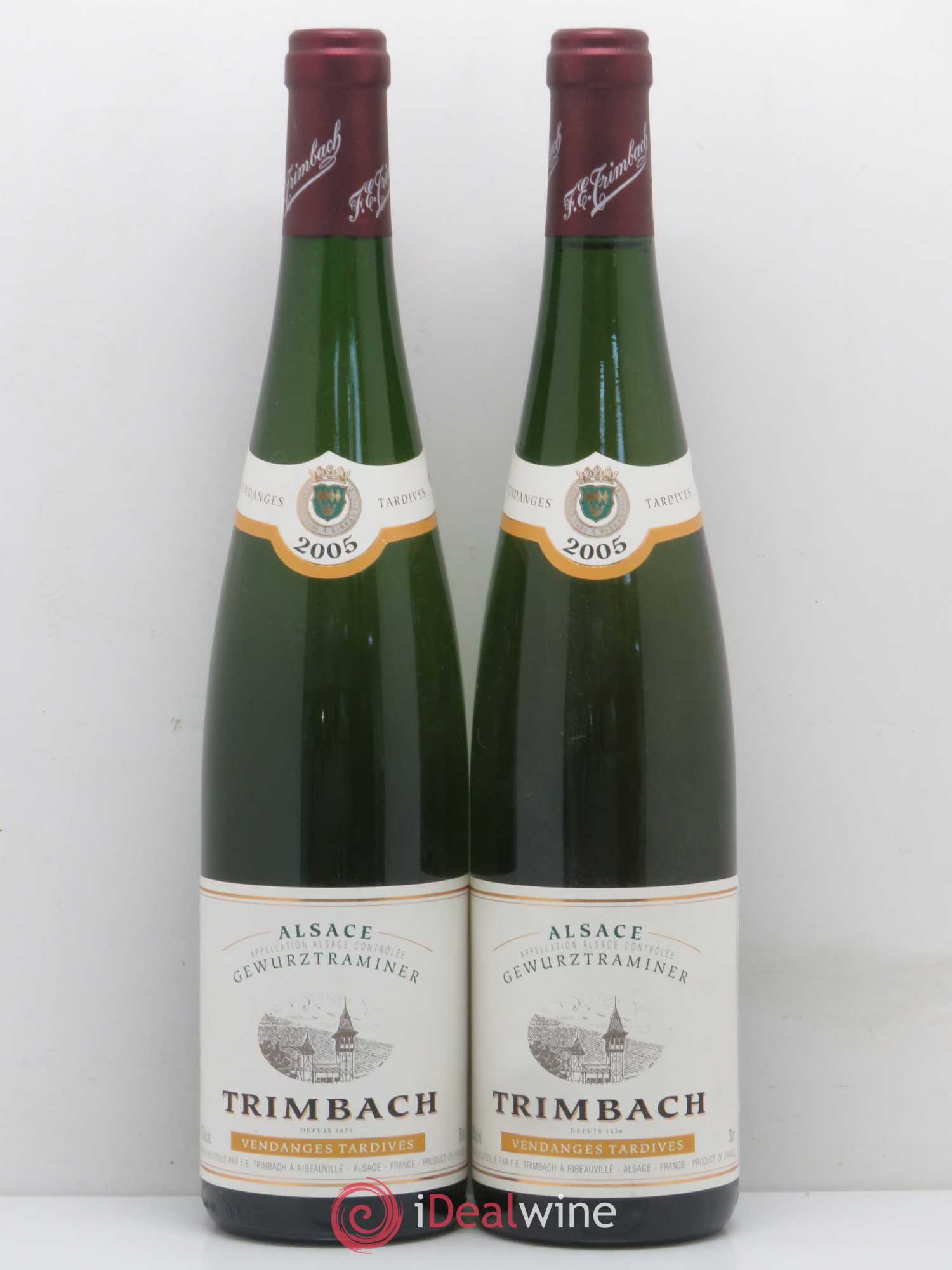Alsace Gewurztraminer Vendanges Tardives Trimbach (Domaine) 2005 - Lotto di 2 bottiglie - 0