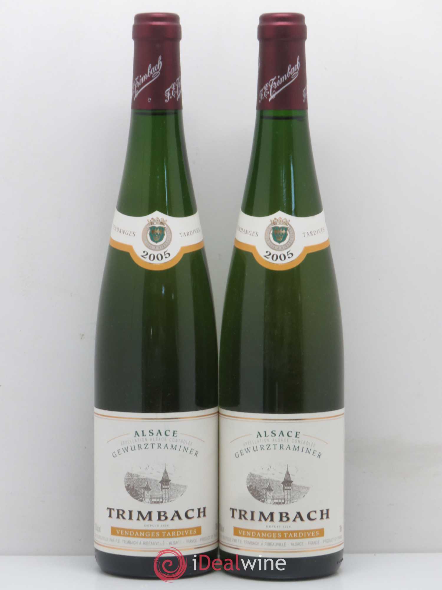 Alsace Gewurztraminer Vendanges Tardives Trimbach (Domaine) 2005 - Lotto di 2 bottiglie - 0