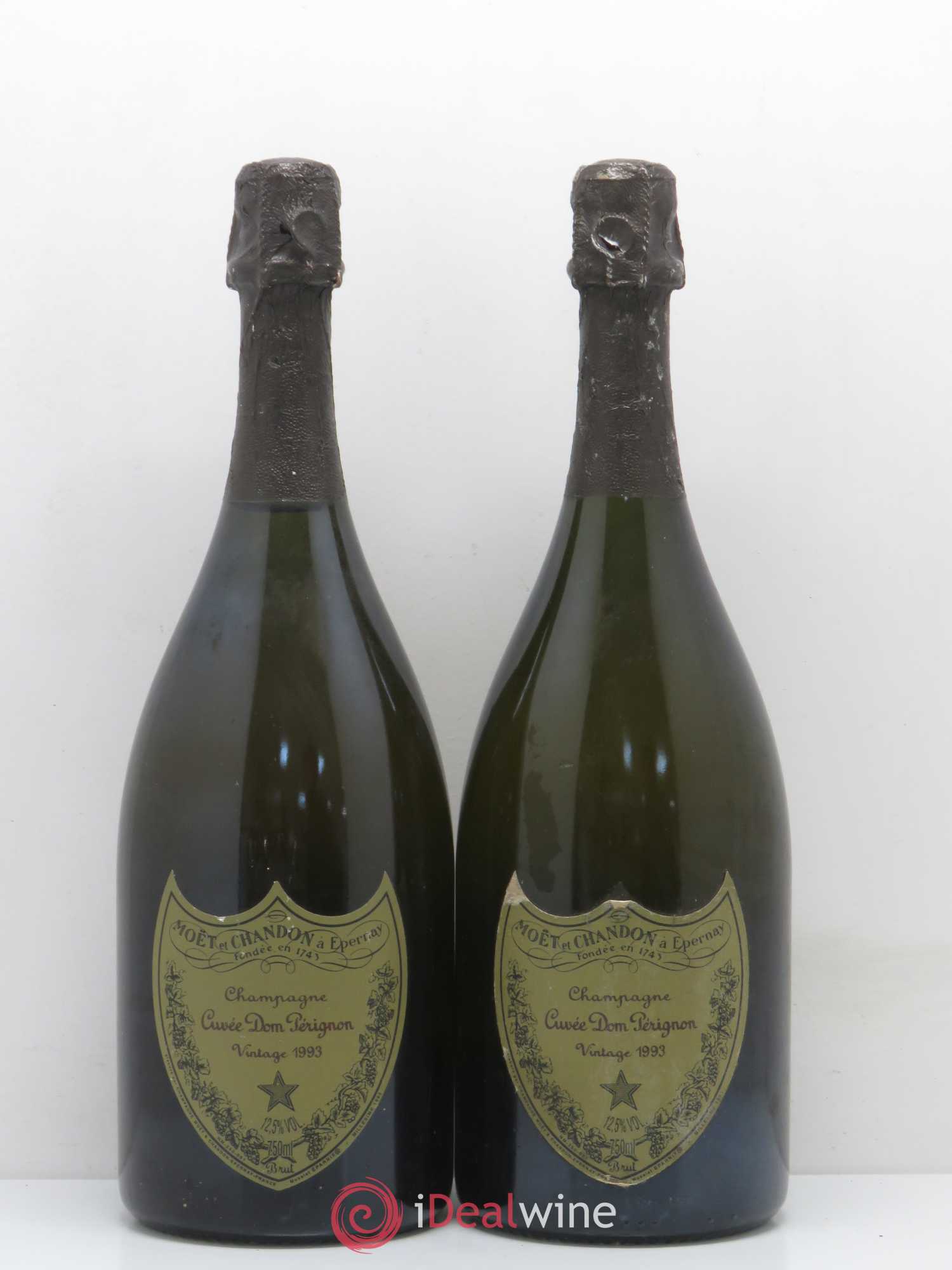 Brut Dom Pérignon 1993 - Lot de 2 bouteilles - 0