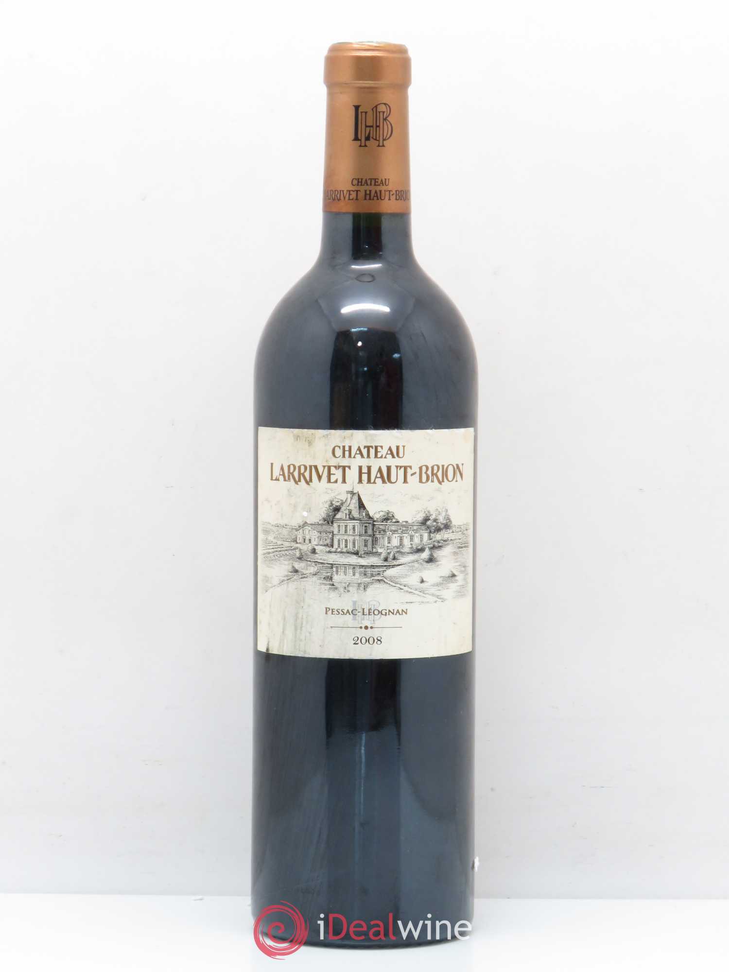 Château Larrivet Haut-Brion 2008 - Lot de 1 bouteille - 0