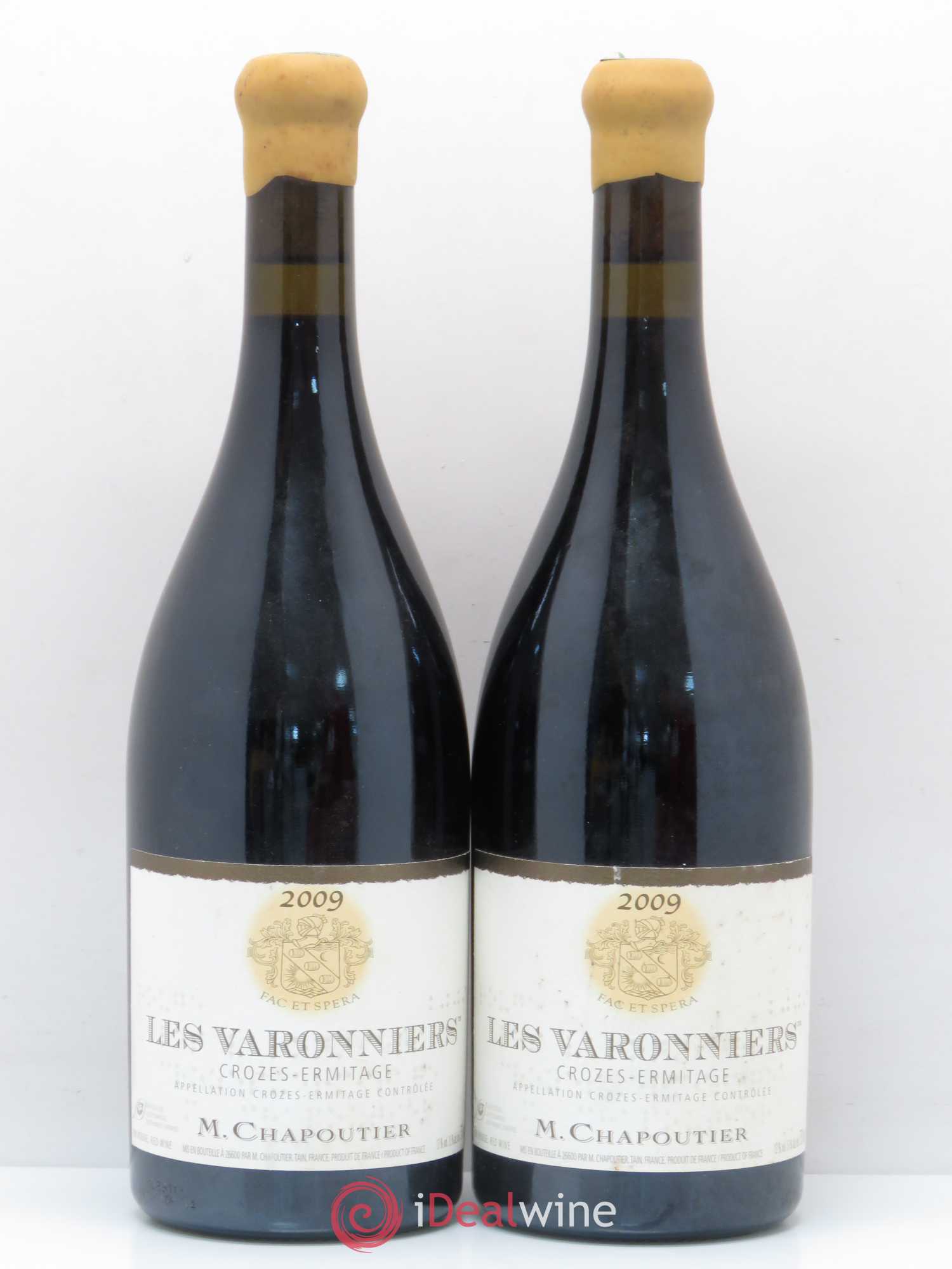 Crozes-Hermitage Les Varonniers Chapoutier 2009 - Lot de 2 bouteilles - 0