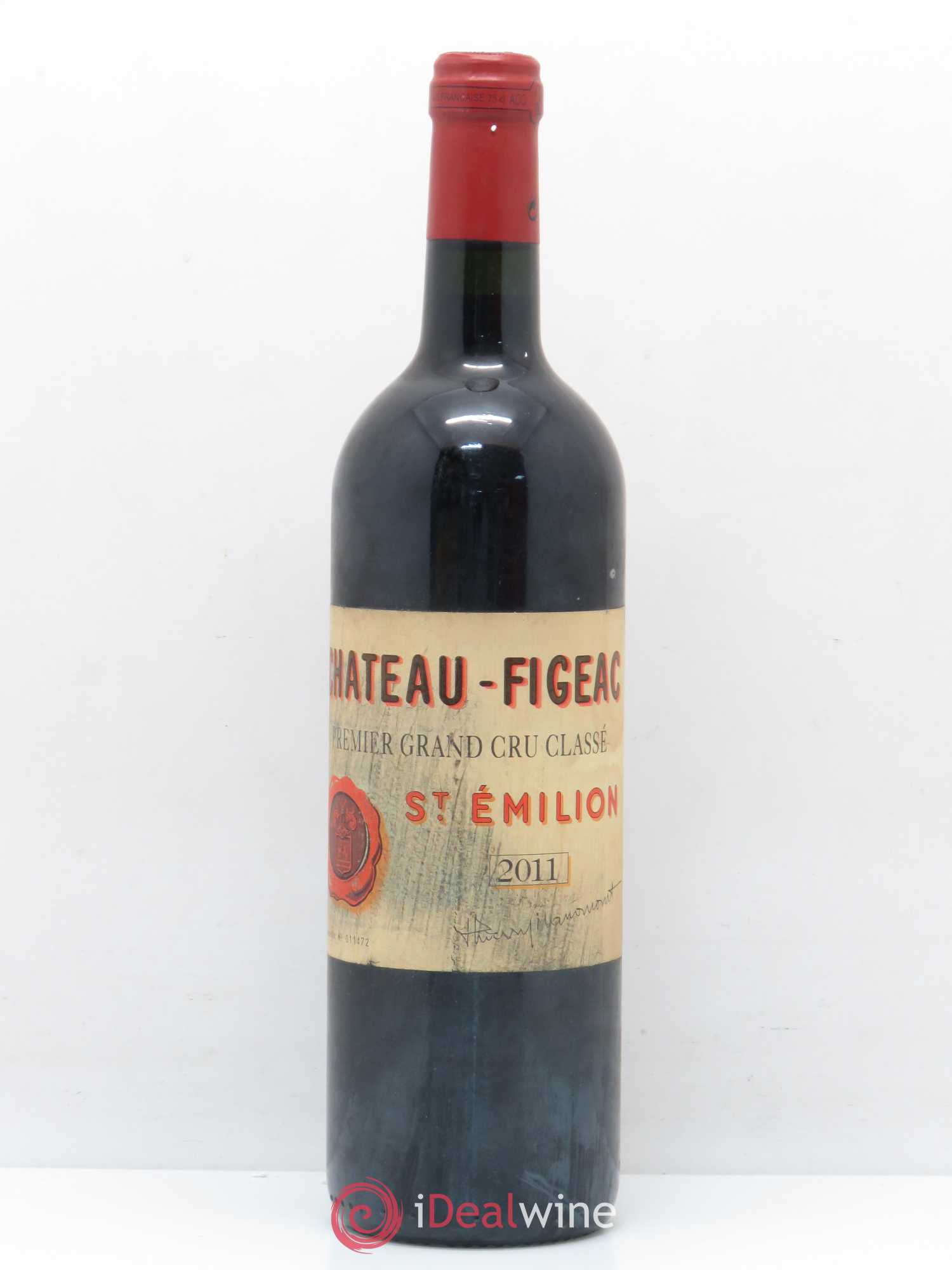 Château Figeac 1er Grand Cru Classé A 2011 - Lot de 1 bouteille - 0