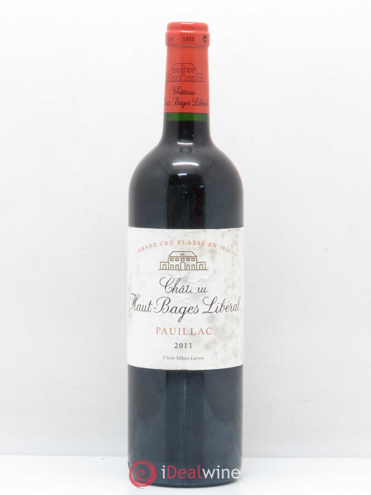 Château Haut Bages Libéral 5ème Grand Cru Classé 2011 - Lot de 1 bouteille - 0
