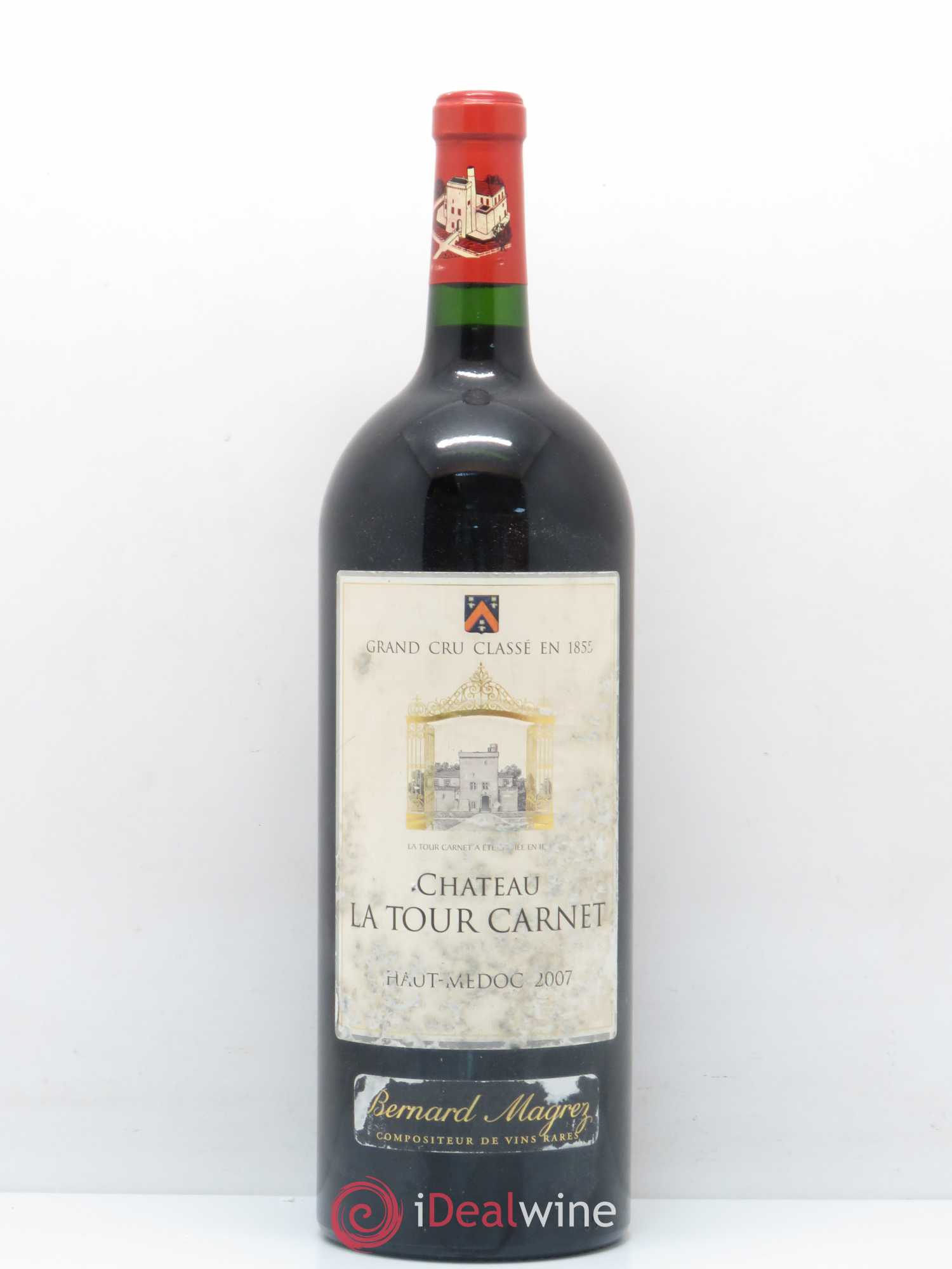 Château la Tour Carnet 4ème Grand Cru Classé 2007 - Lot de 1 magnum - 0